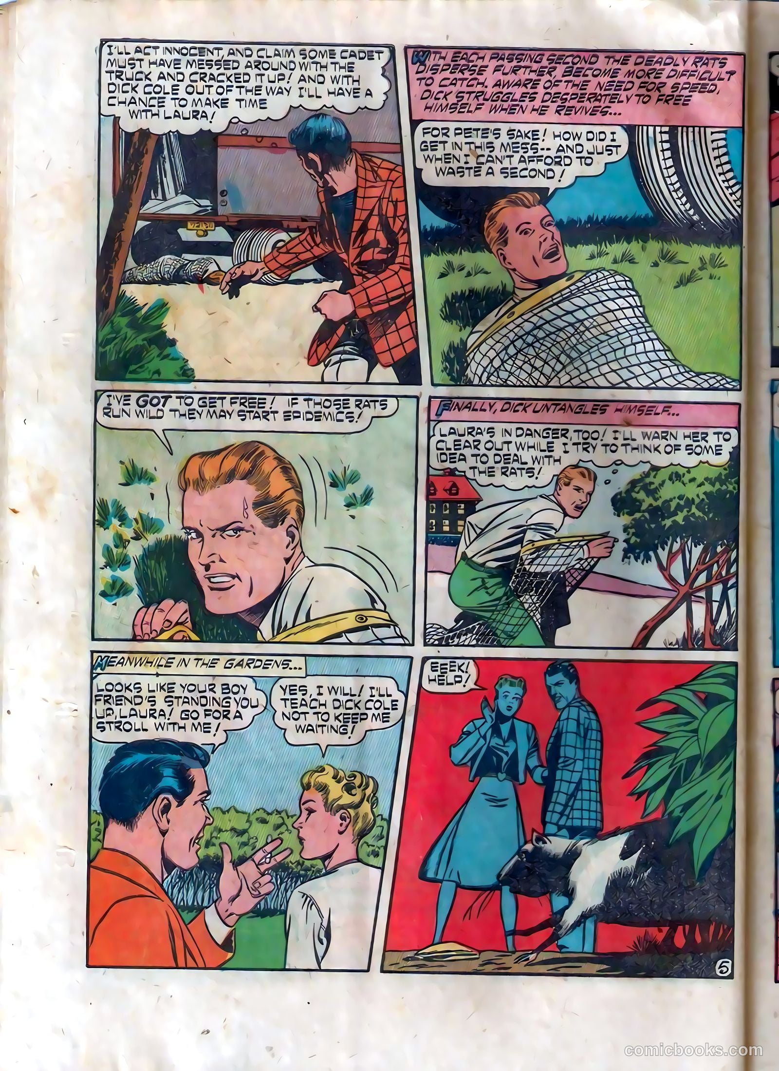Dick Cole #6 (1949) — page 28 of 36