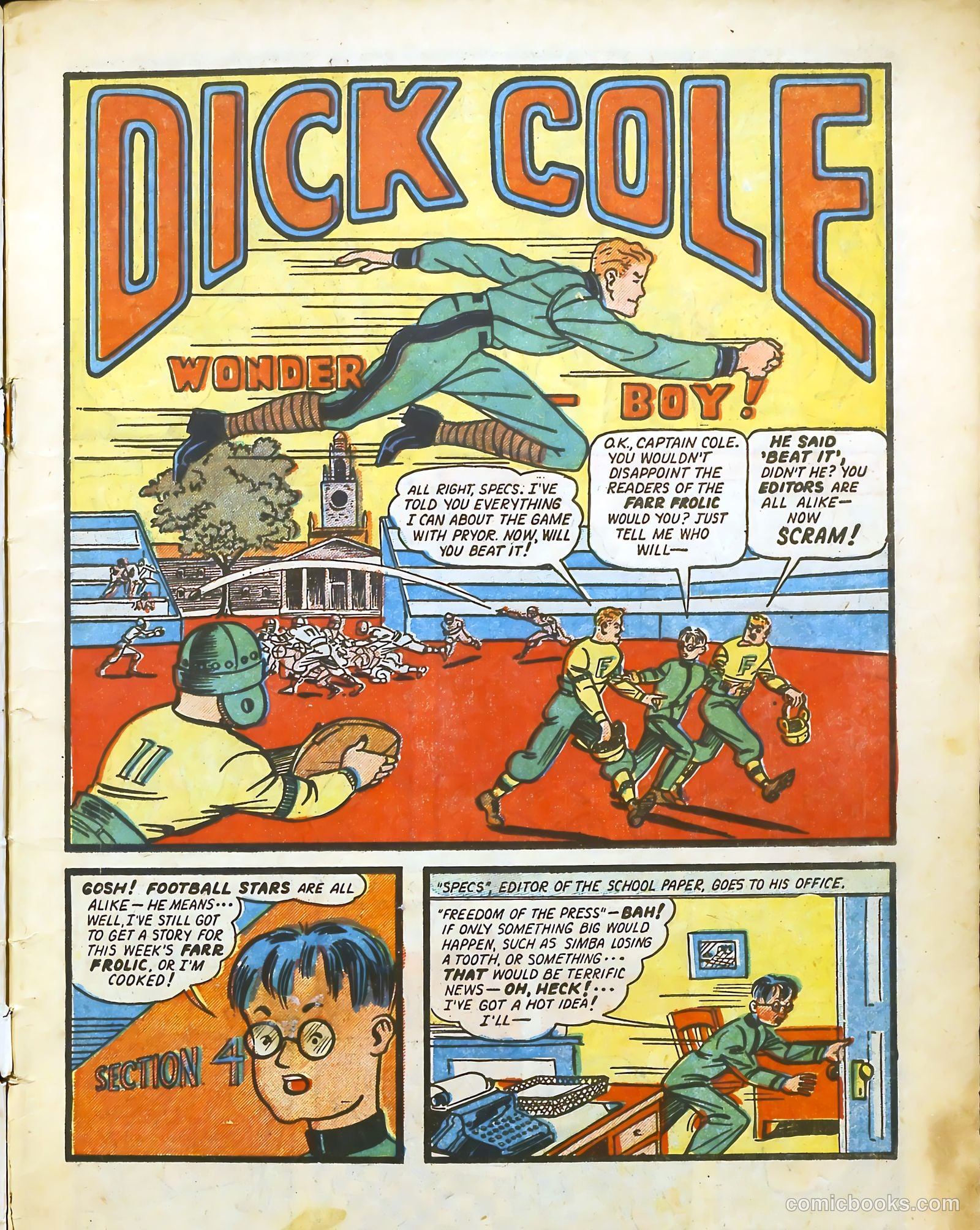 Dick Cole #8 (1950) — page 3 of 36
