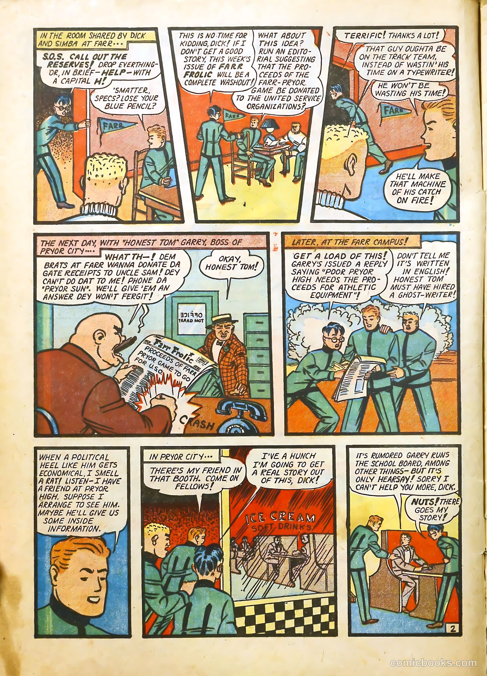 Dick Cole #8 (1950) — page 4 of 36