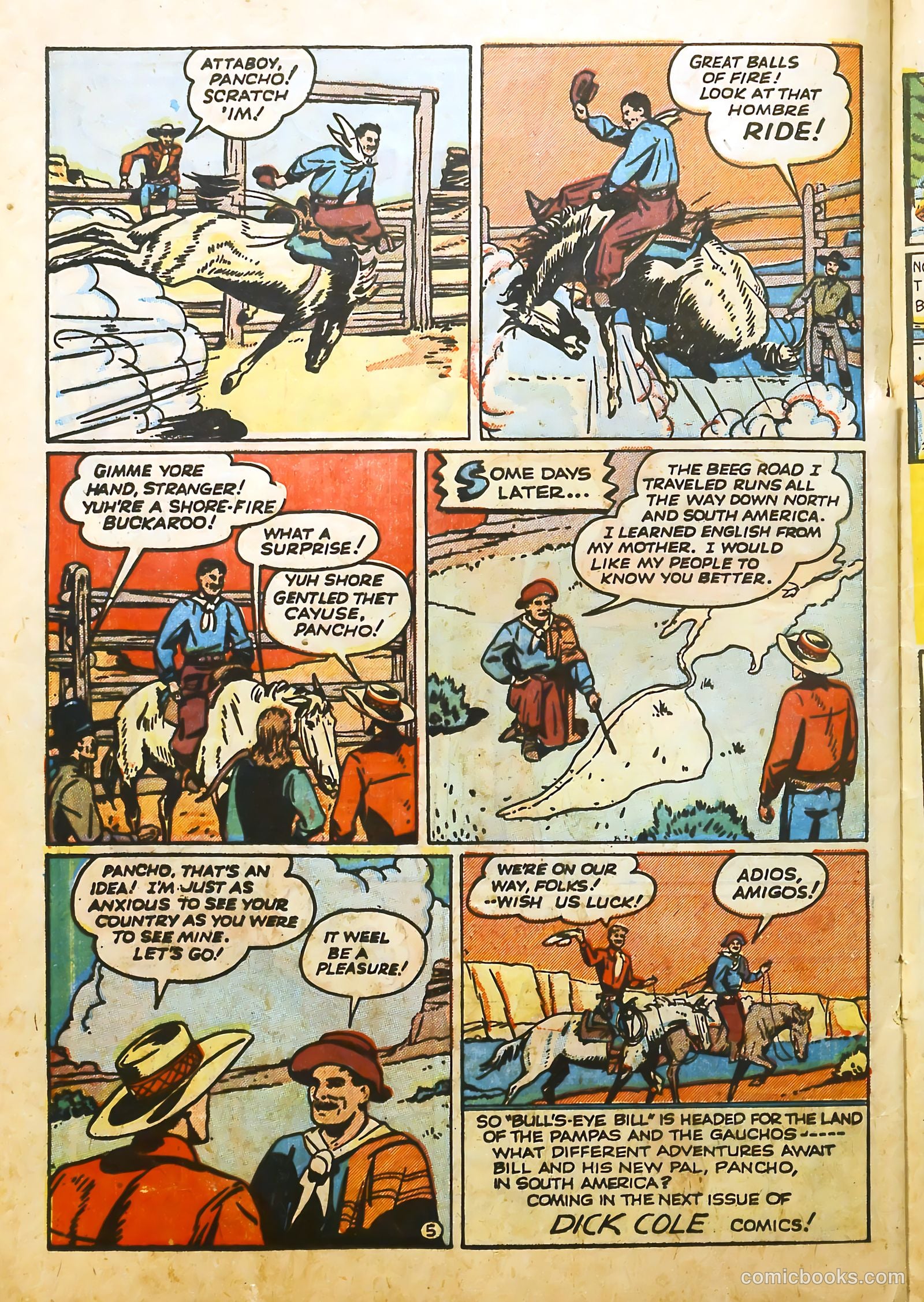 Dick Cole #8 (1950) — page 20 of 36