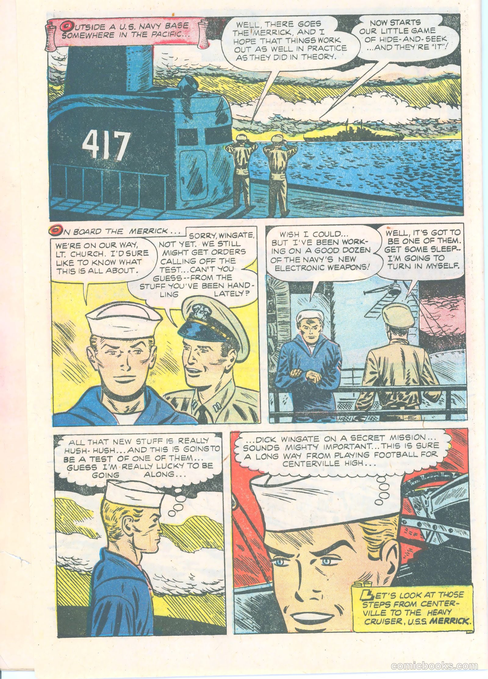 Dick Wingate of the United States Navy #1 (1953) — page 4 of 36