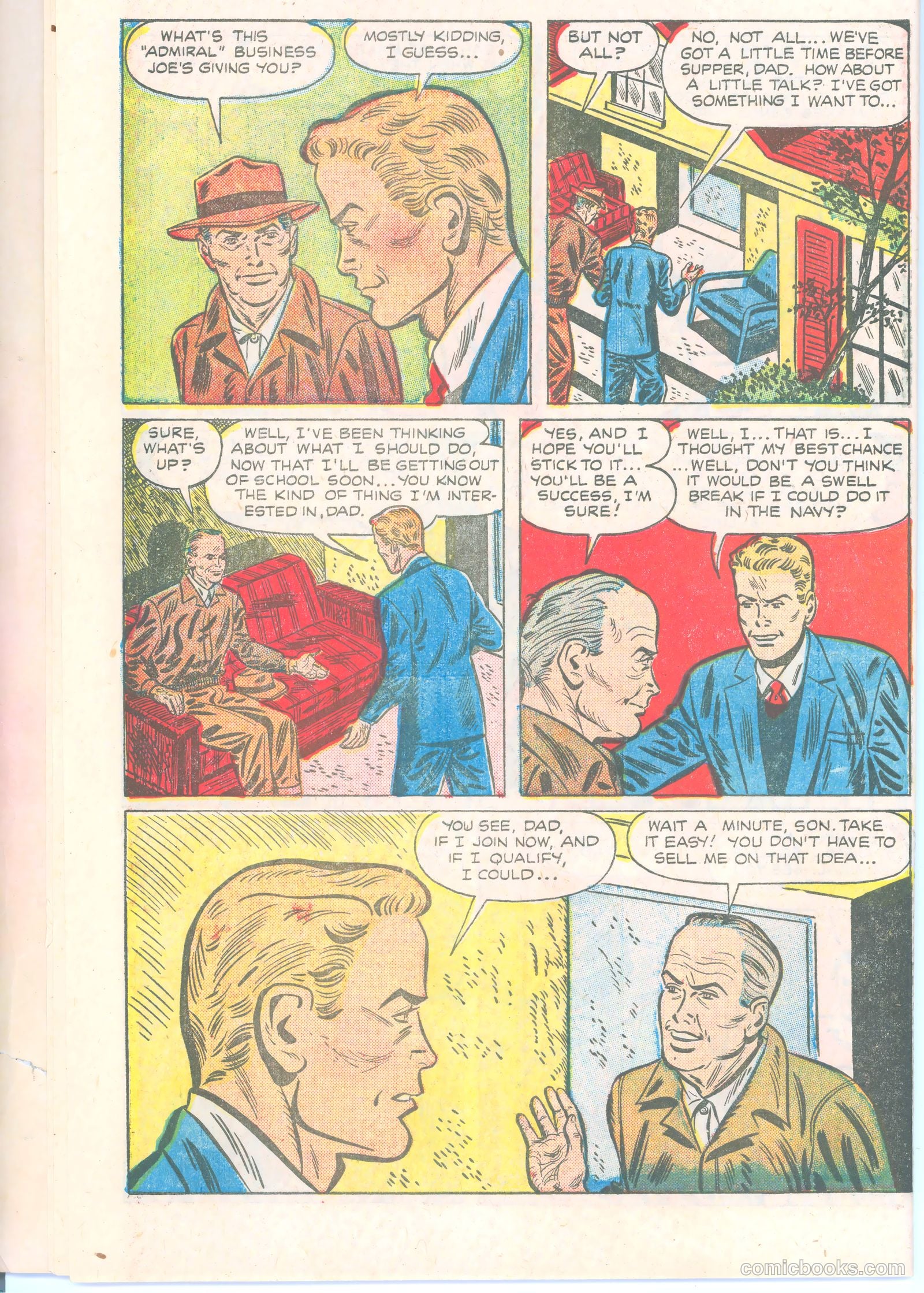 Dick Wingate of the United States Navy #1 (1953) — page 8 of 36
