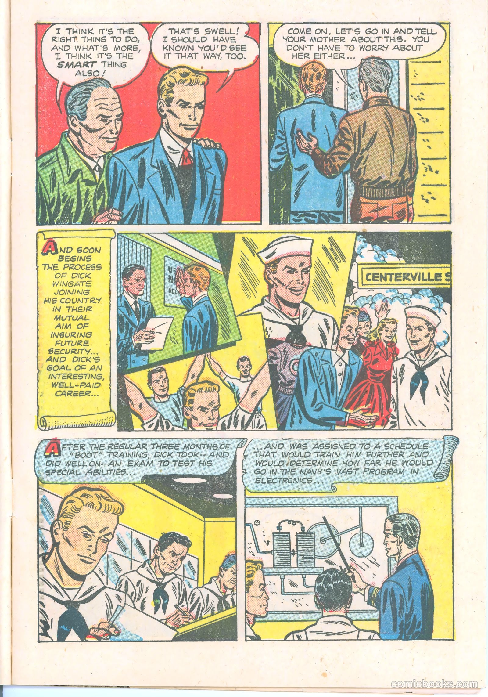 Dick Wingate of the United States Navy #1 (1953) — page 9 of 36