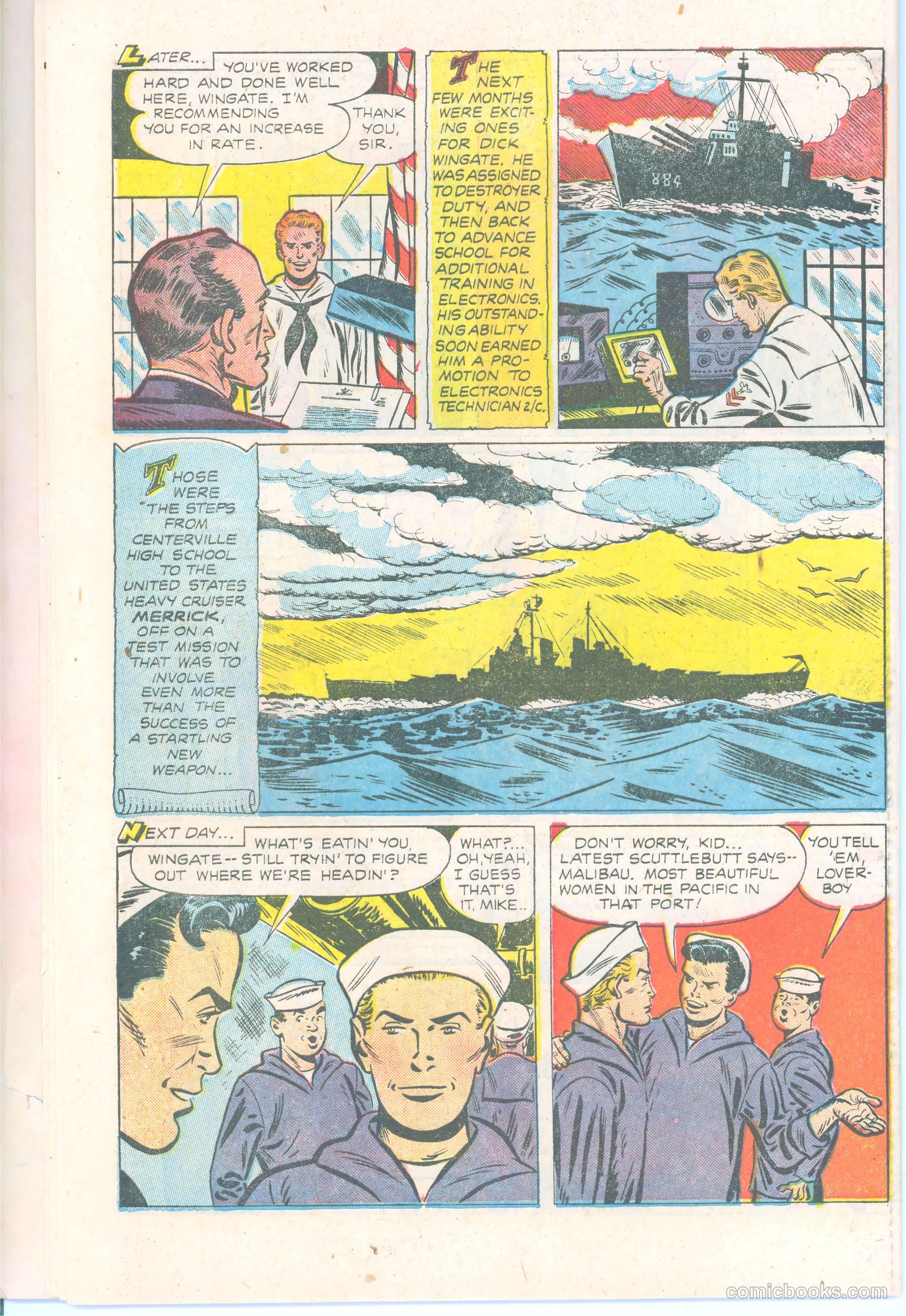 Dick Wingate of the United States Navy #1 (1953) — page 10 of 36