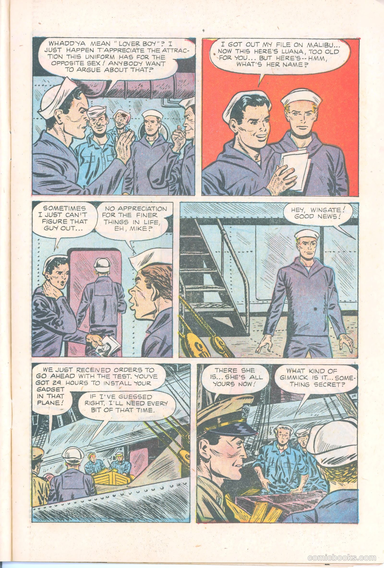 Dick Wingate of the United States Navy #1 (1953) — page 11 of 36