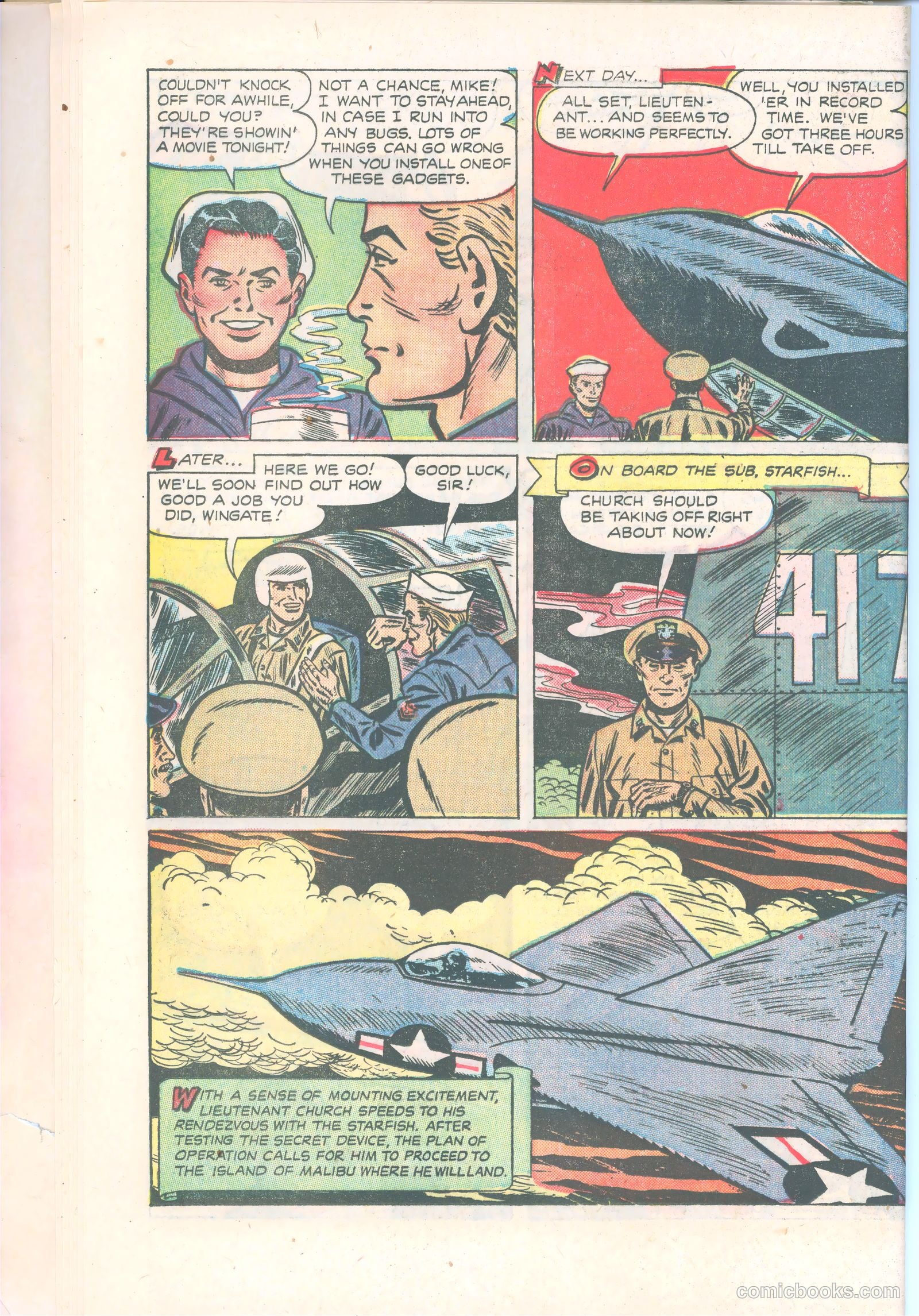 Dick Wingate of the United States Navy #1 (1953) — page 14 of 36