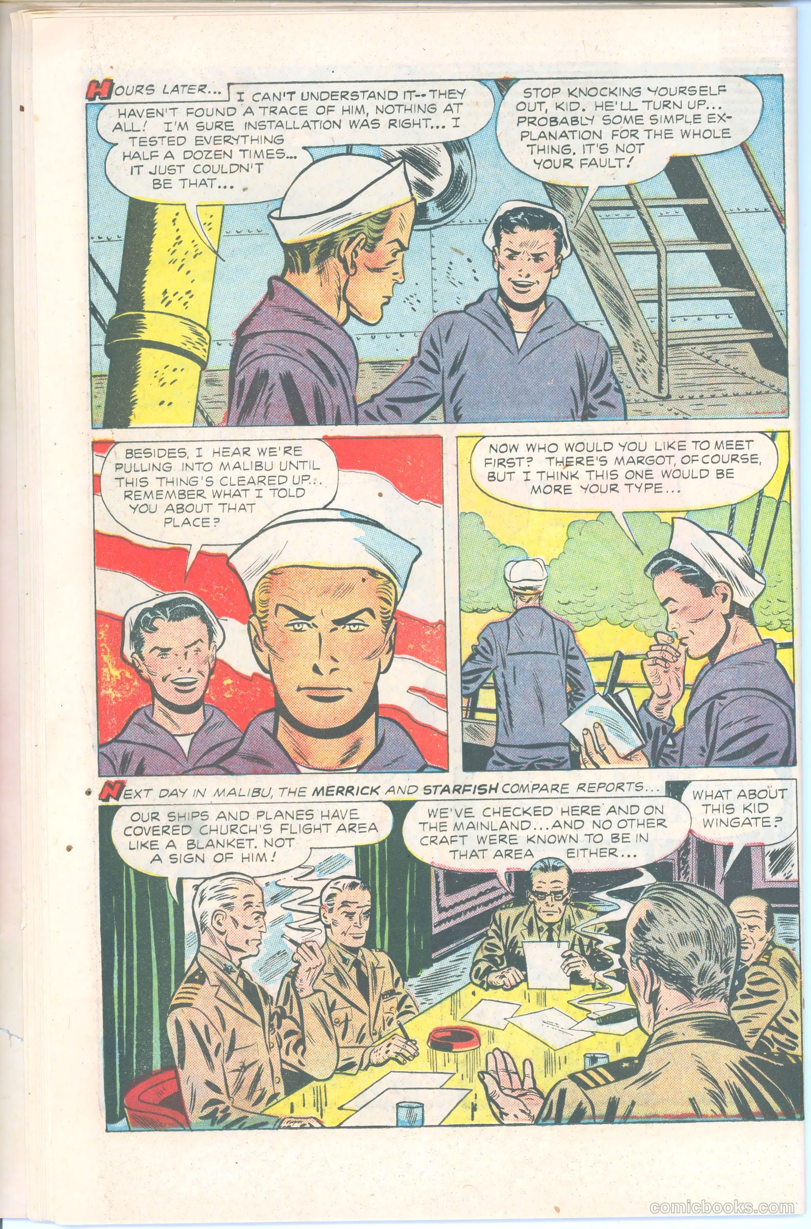 Dick Wingate of the United States Navy #1 (1953) — page 18 of 36