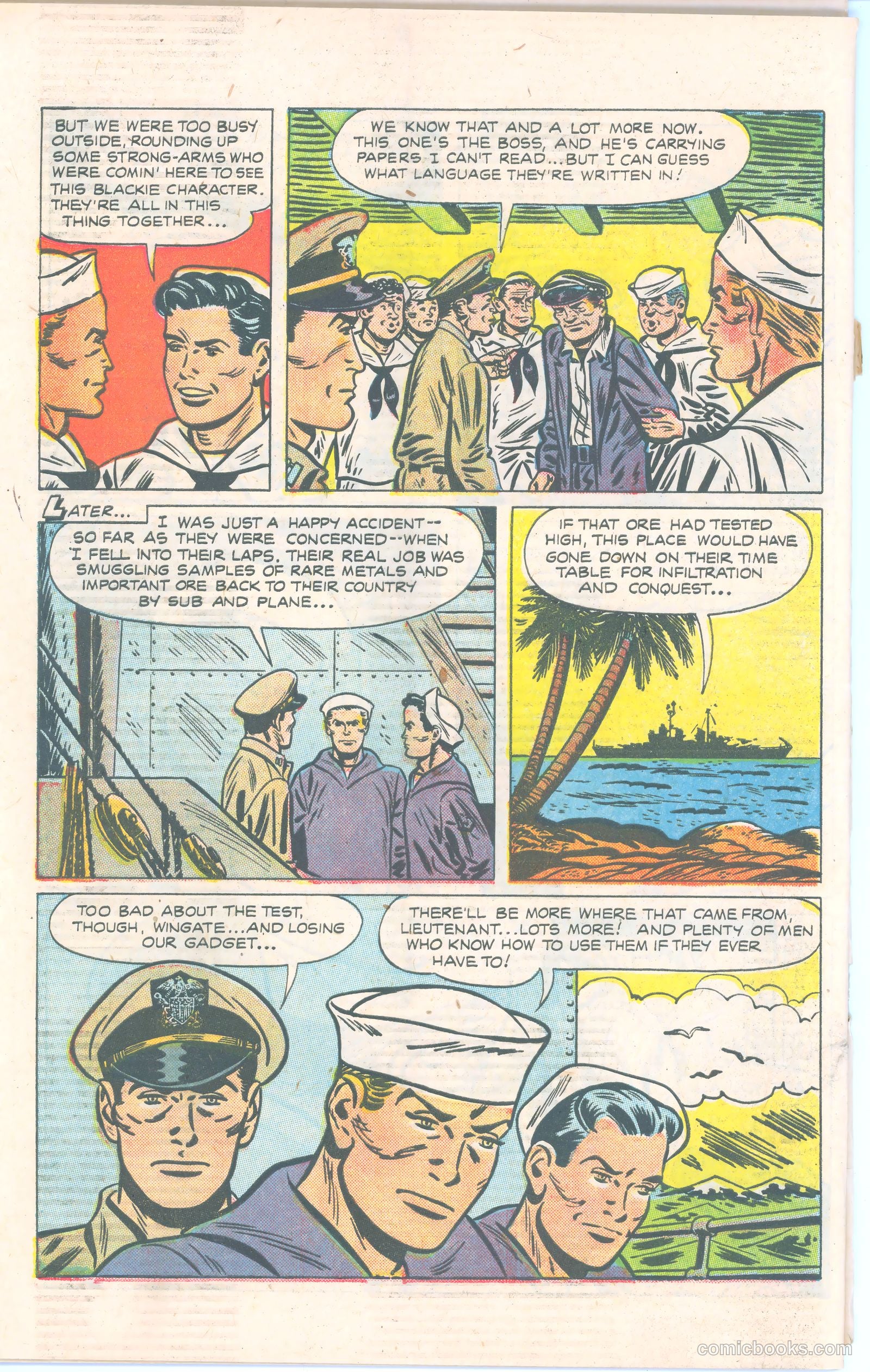 Dick Wingate of the United States Navy #1 (1953) — page 34 of 36