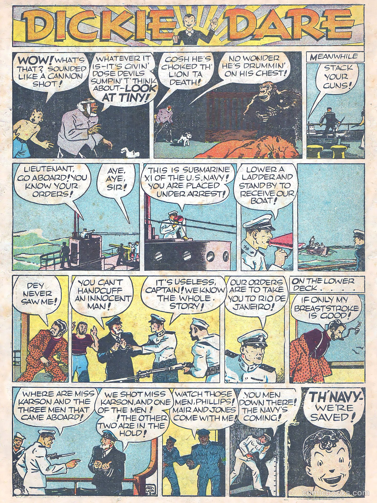 Dickie Dare #2 (1942) — page 65 of 66