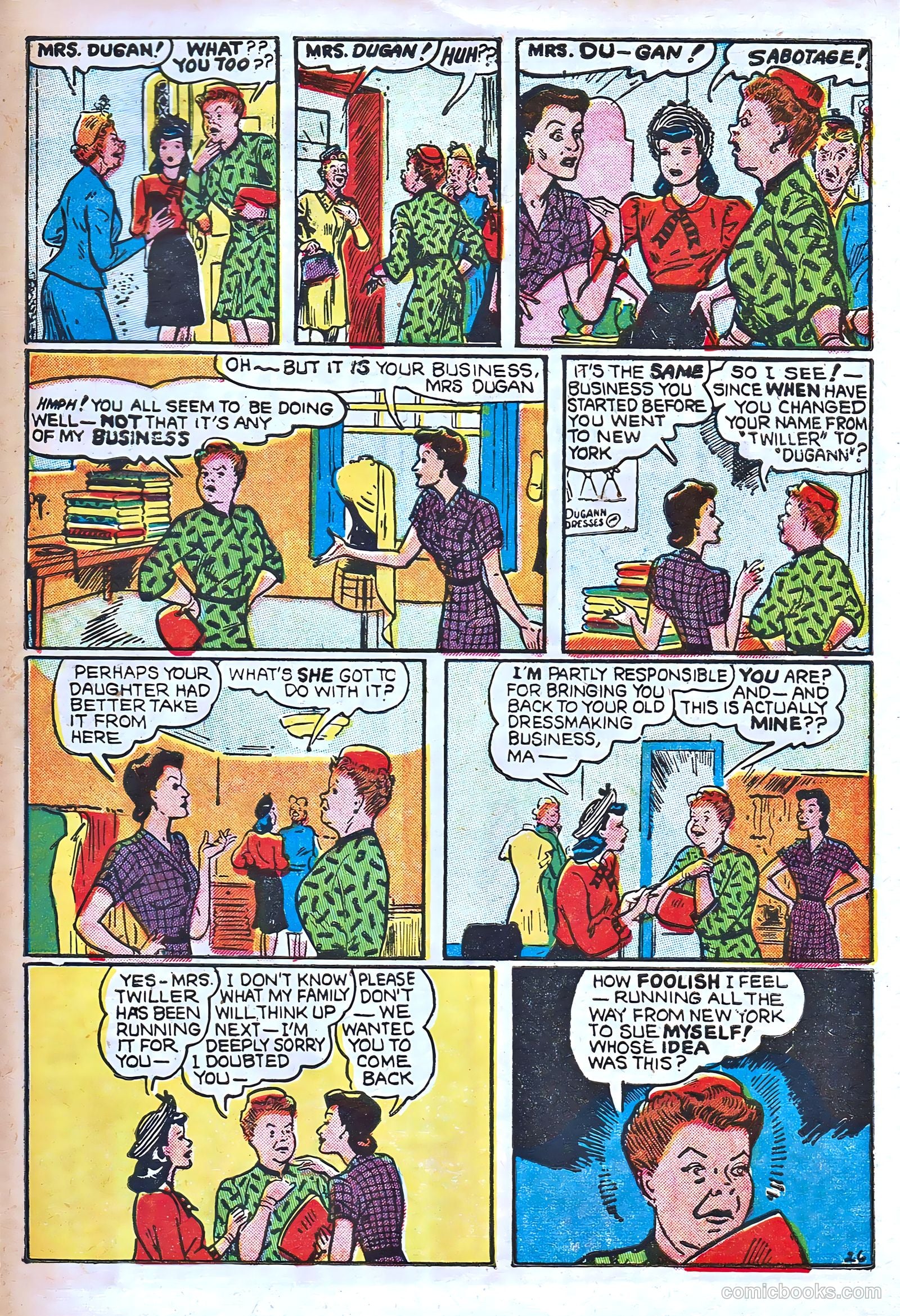 Dixie Dugan #1 (1942) — page 31 of 37