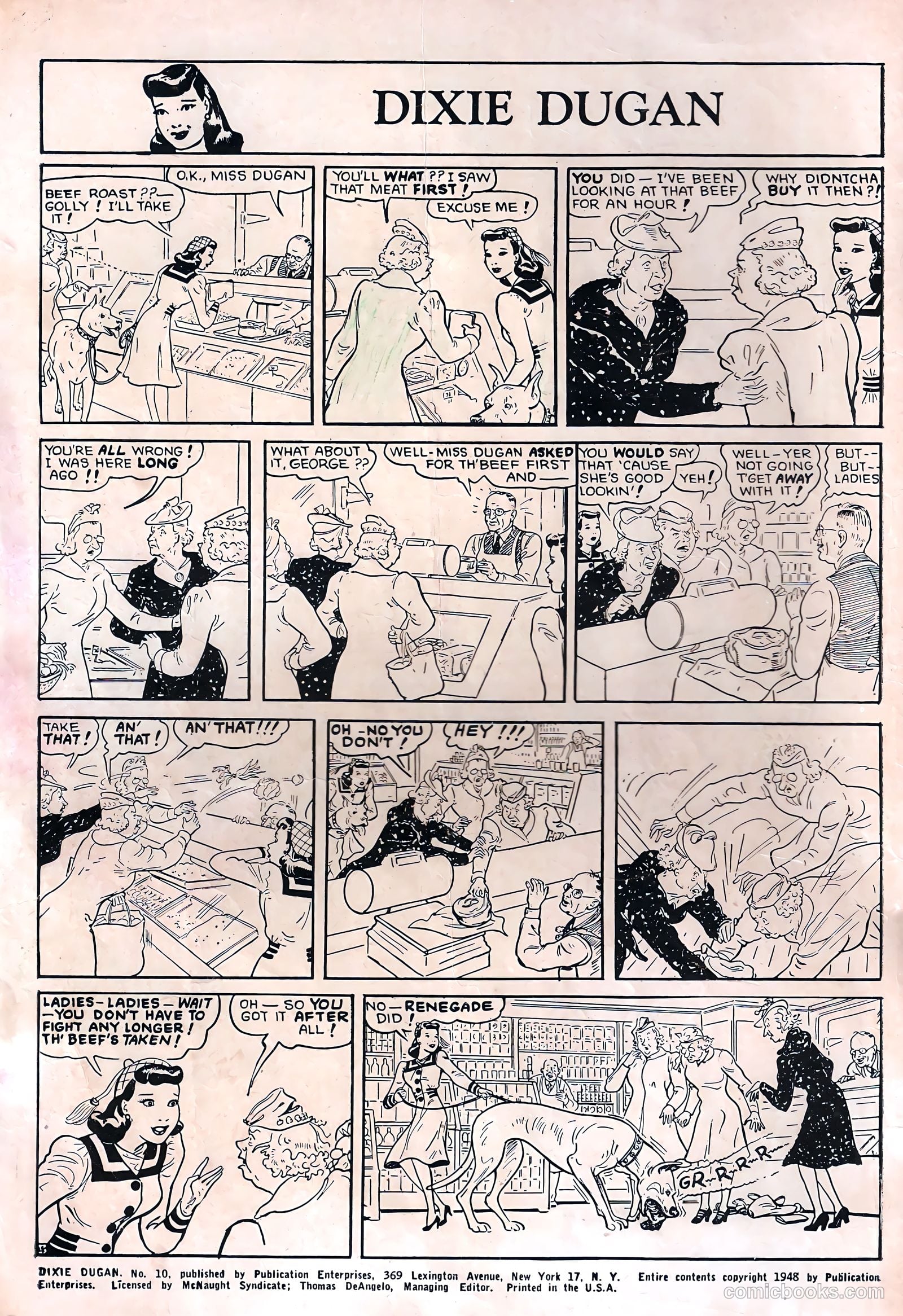 Dixie Dugan #10 (1948) — page 2 of 36