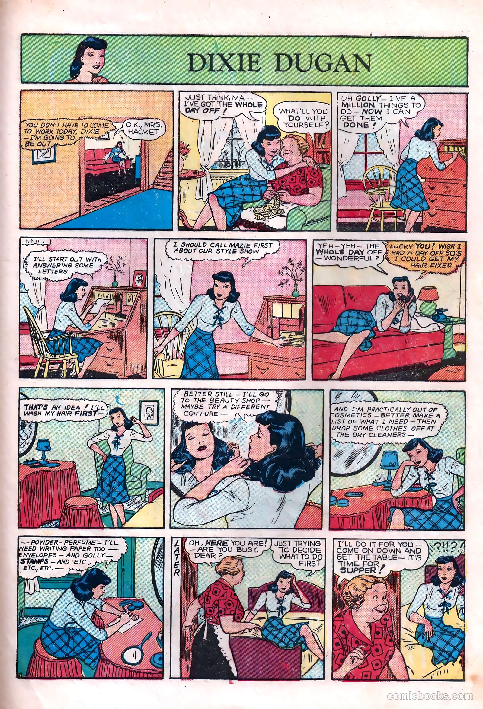 Dixie Dugan #10 (1948) — page 29 of 36