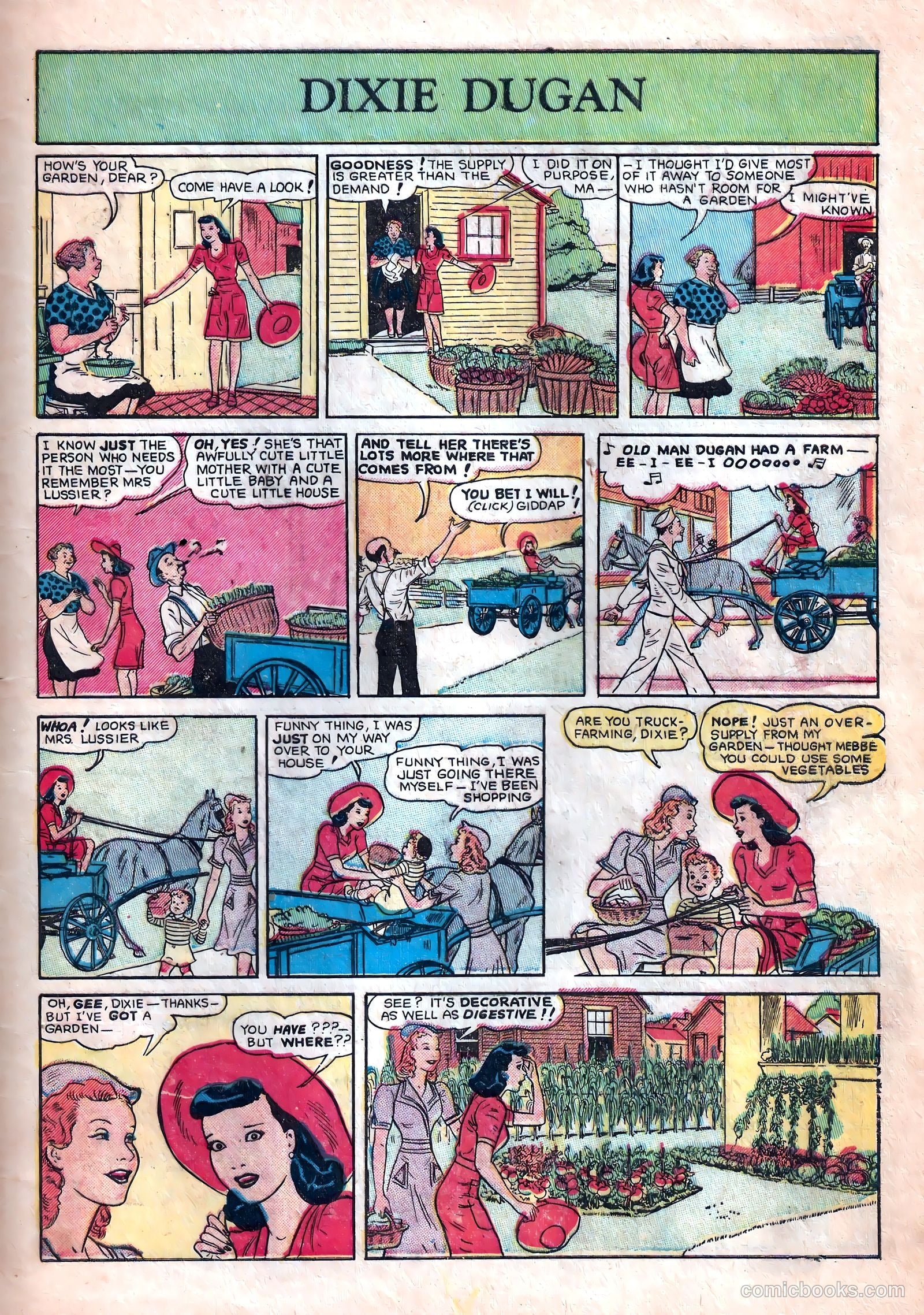 Dixie Dugan #11 (1948) — page 33 of 36