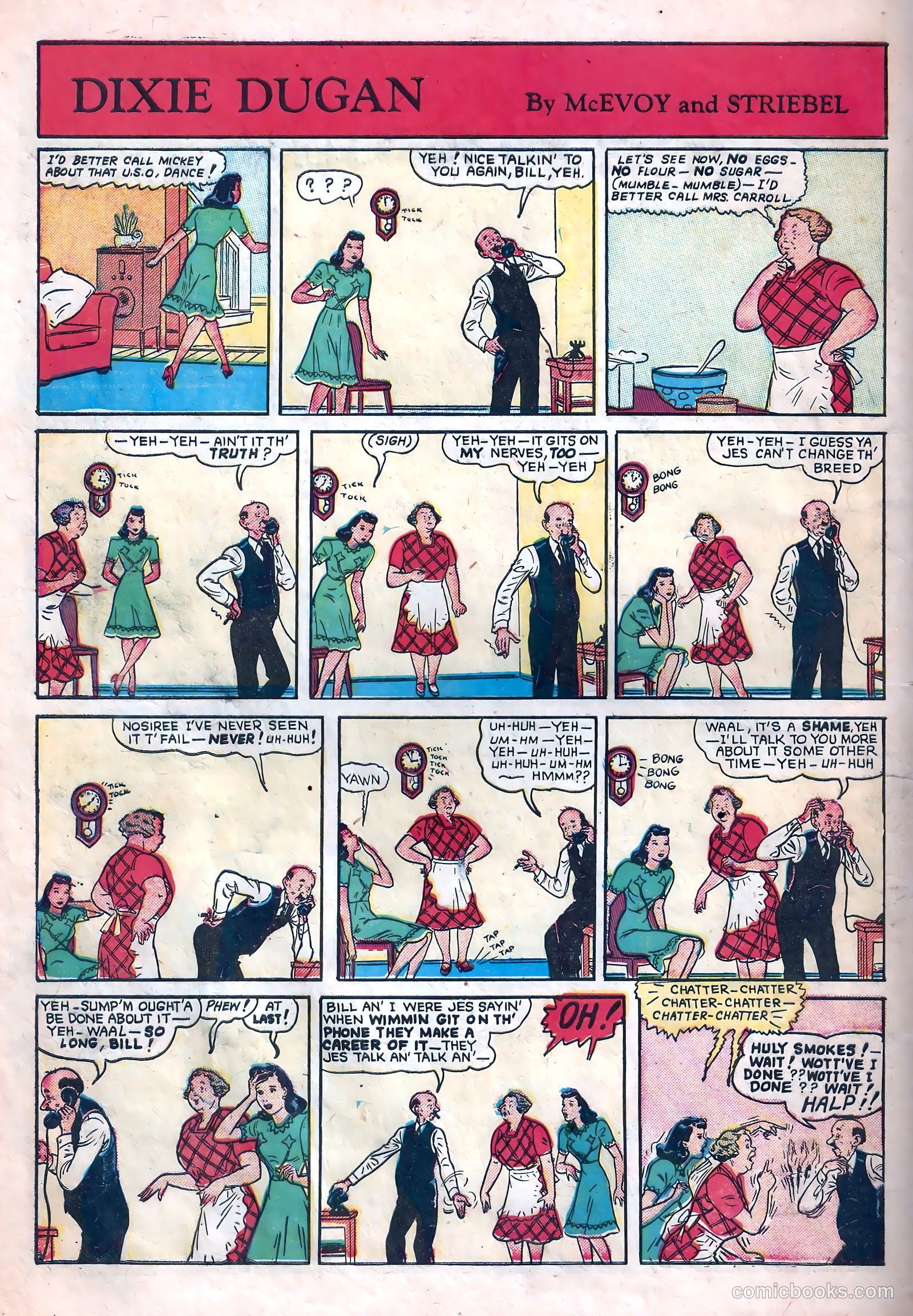 Dixie Dugan #11 (1948) — page 34 of 36