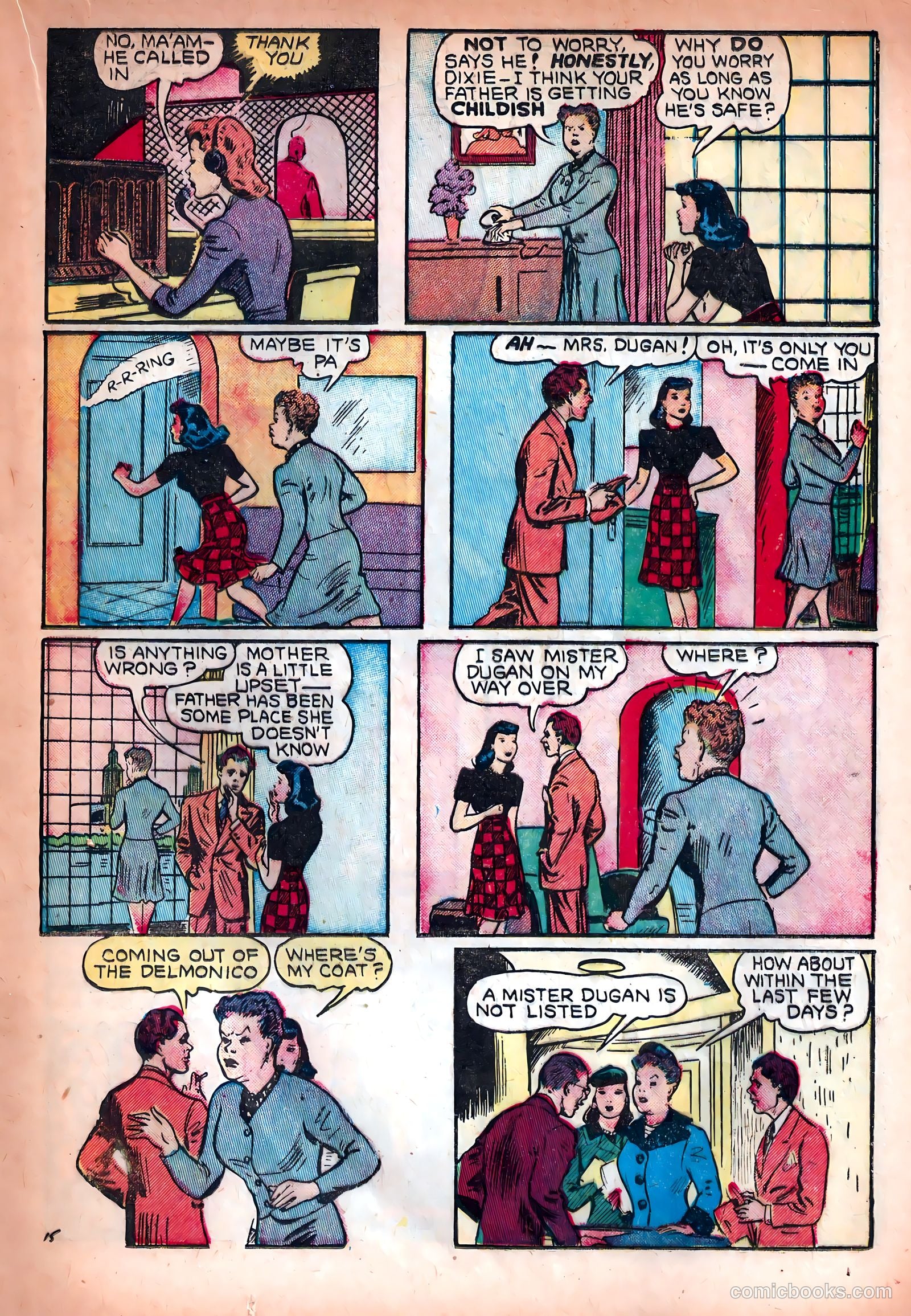 Dixie Dugan #12 (1949) — page 17 of 36