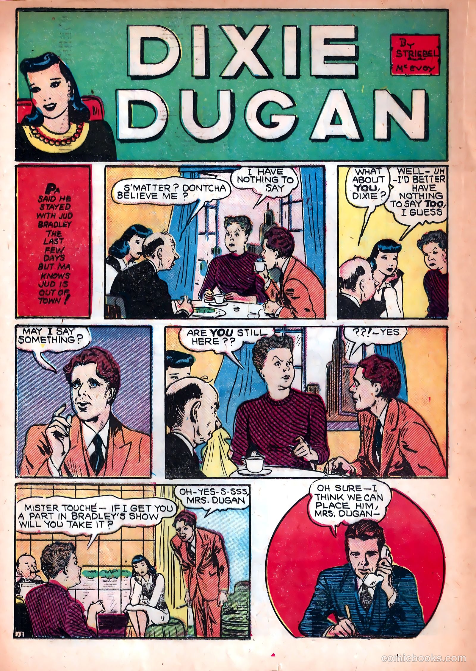 Dixie Dugan #12 (1949) — page 20 of 36