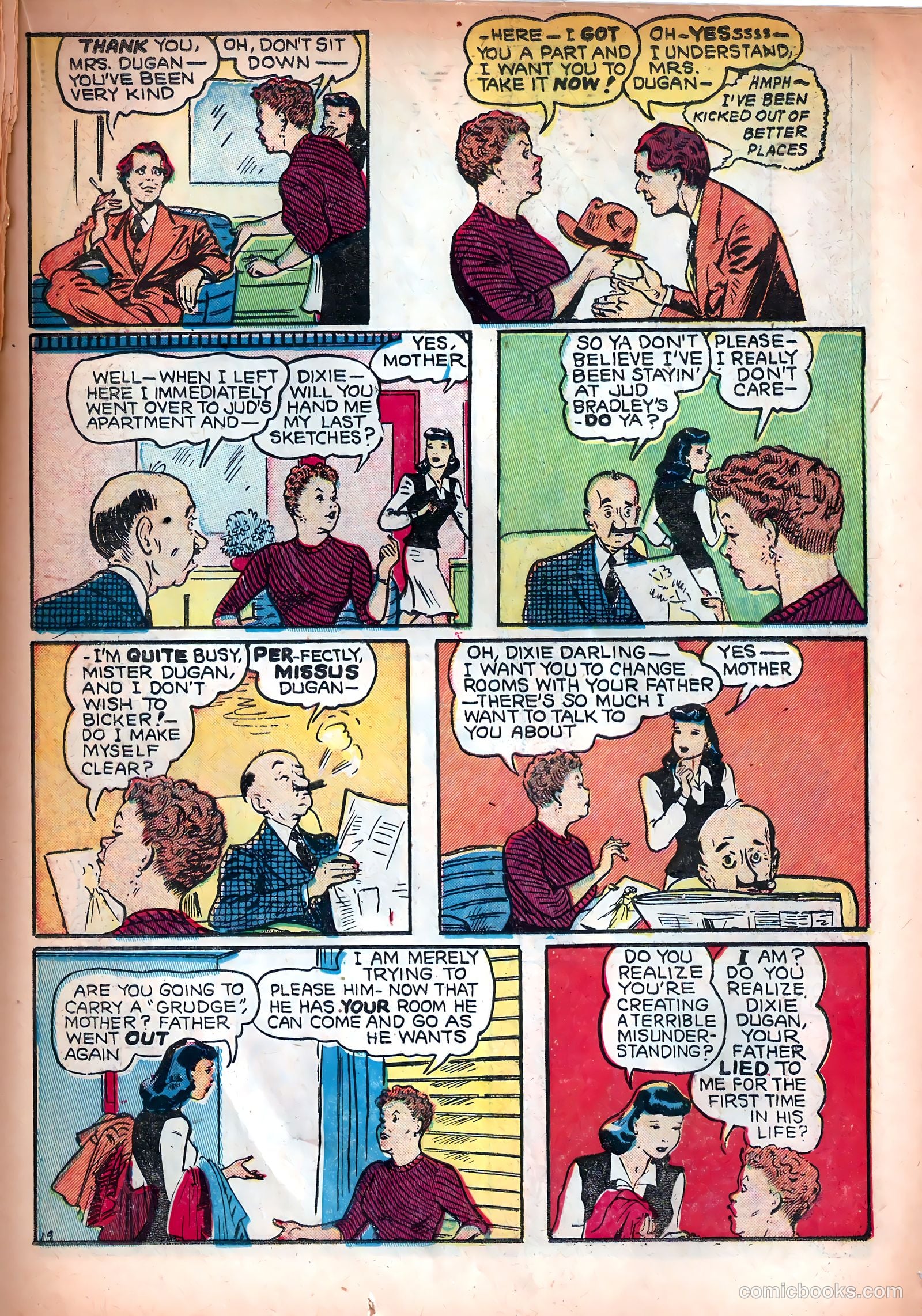 Dixie Dugan #12 (1949) — page 21 of 36
