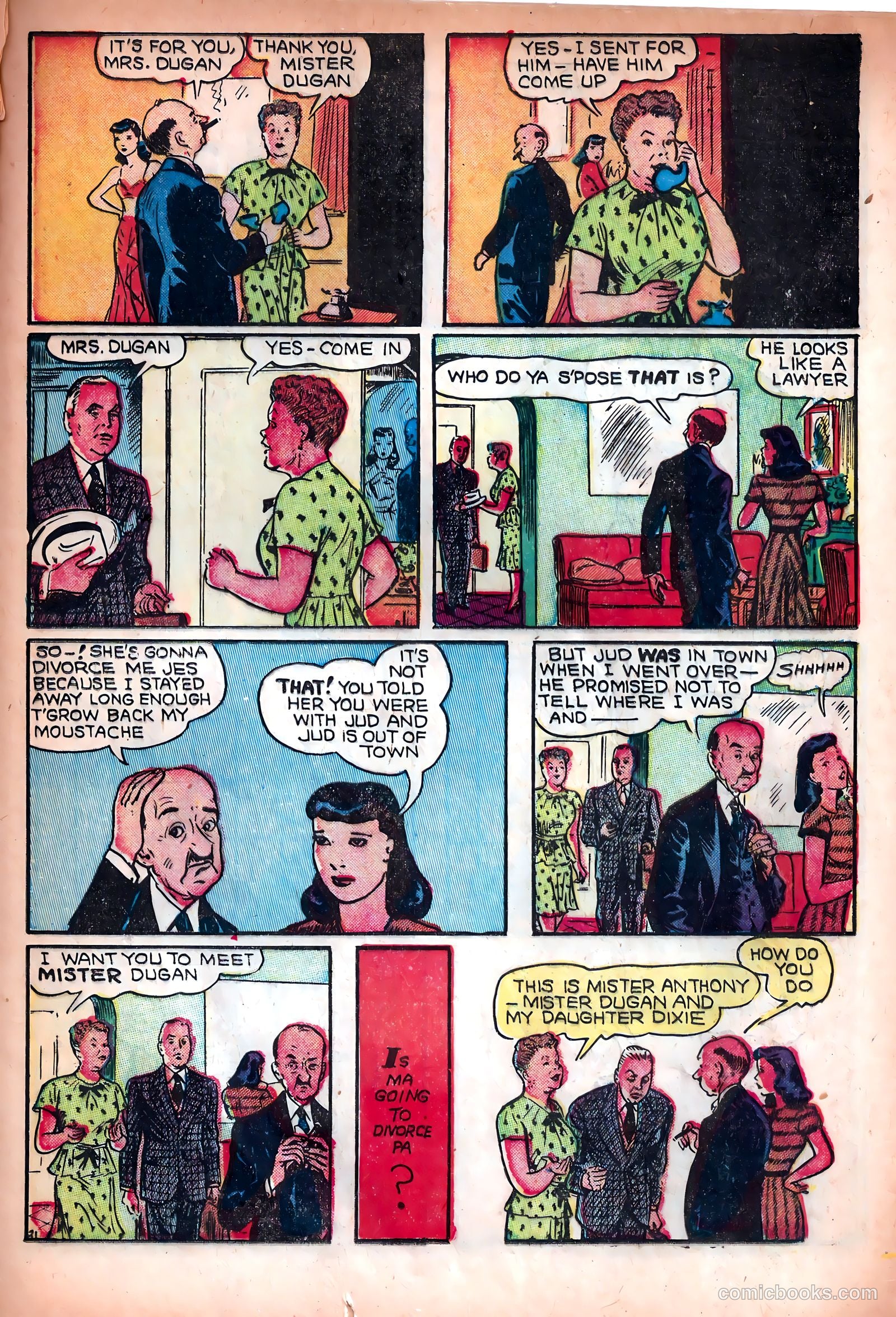 Dixie Dugan #12 (1949) — page 23 of 36