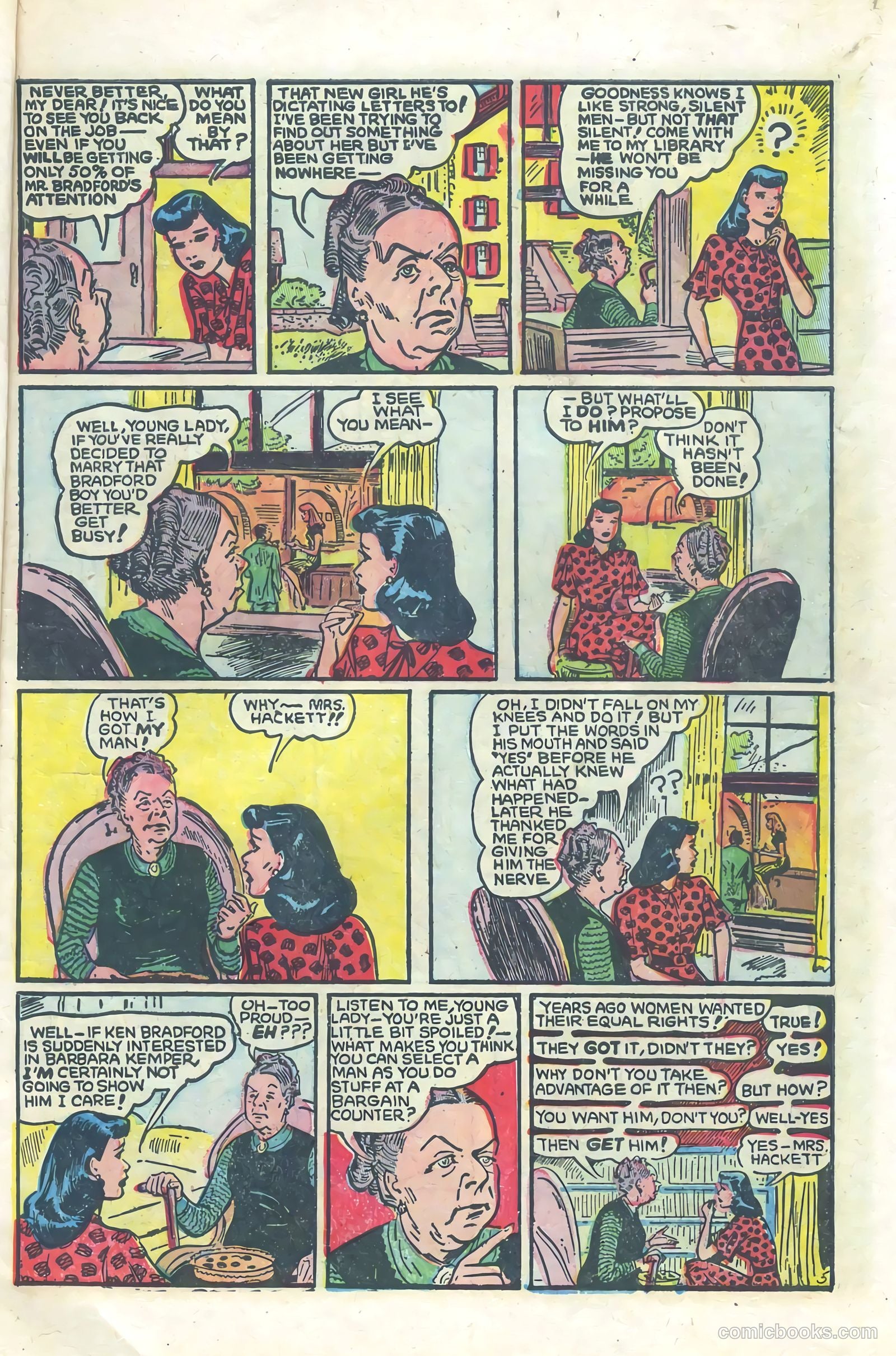 Dixie Dugan #3 (1952) — page 7 of 36