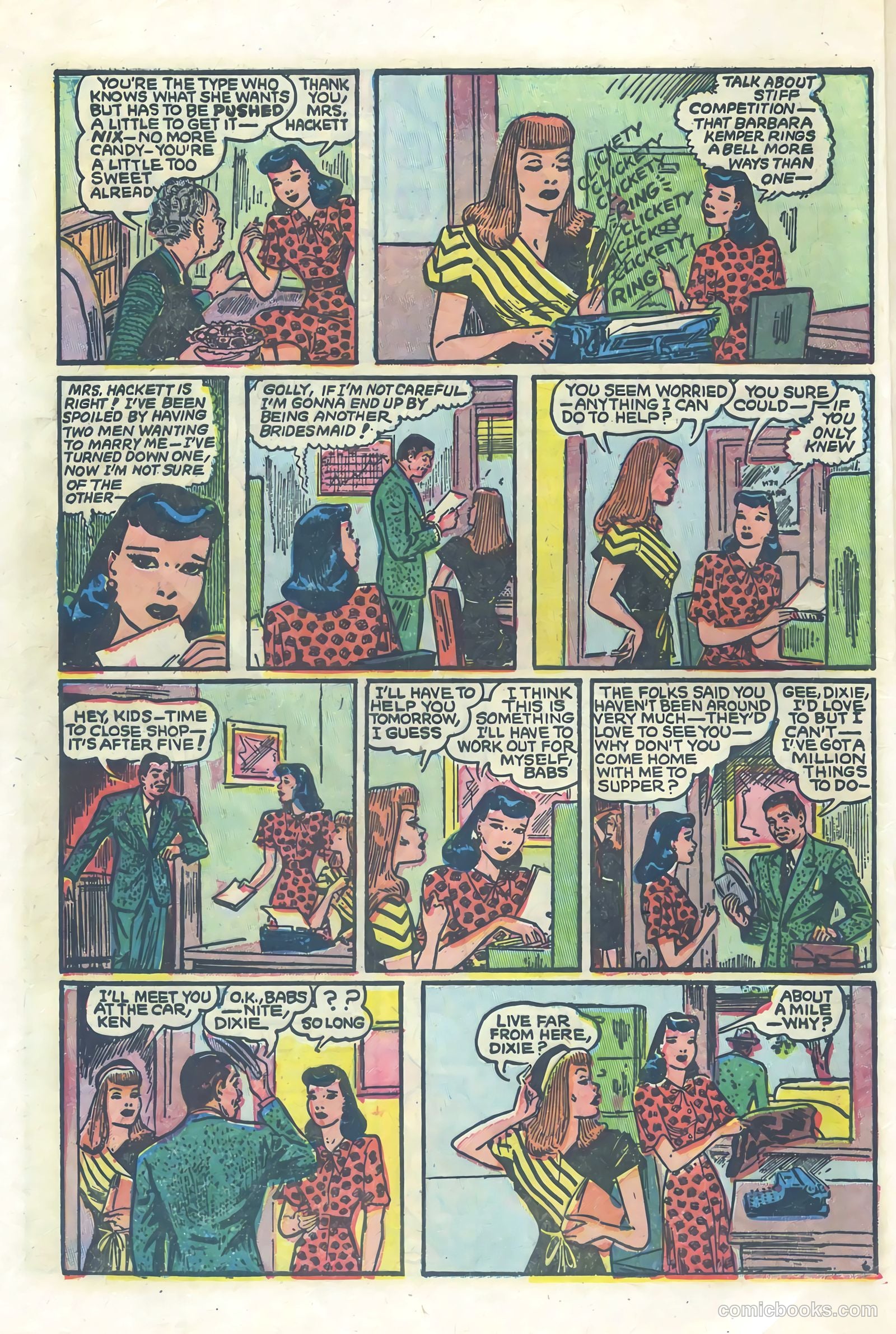 Dixie Dugan #3 (1952) — page 8 of 36
