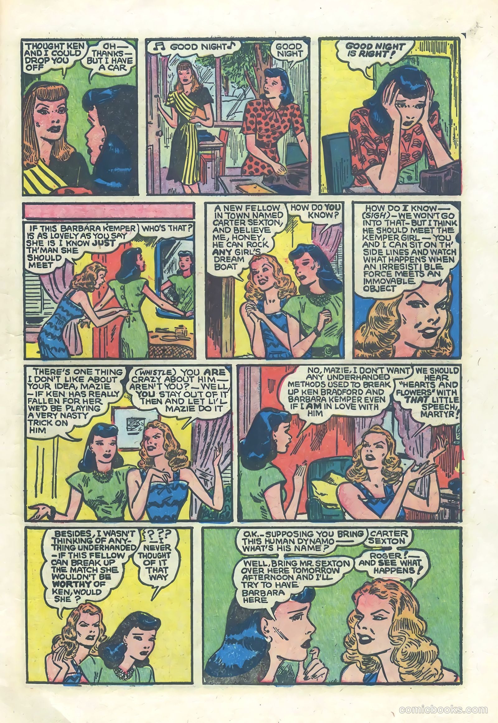 Dixie Dugan #3 (1952) — page 9 of 36