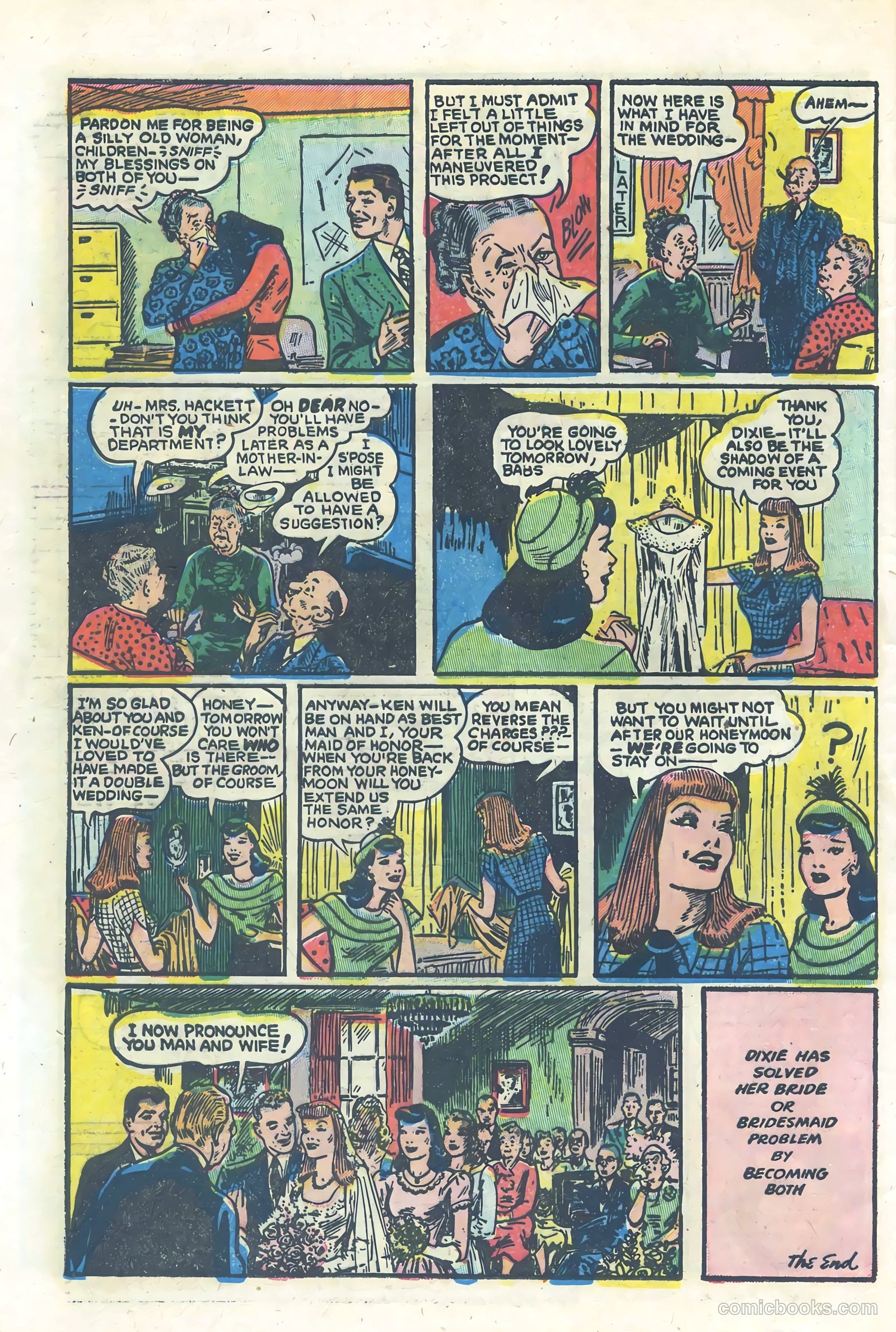 Dixie Dugan #3 (1952) — page 32 of 36