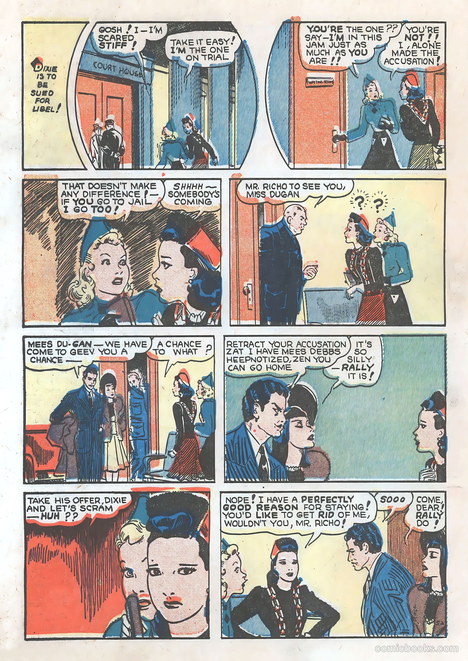 Dixie Dugan #3 (1942) — page 54 of 68
