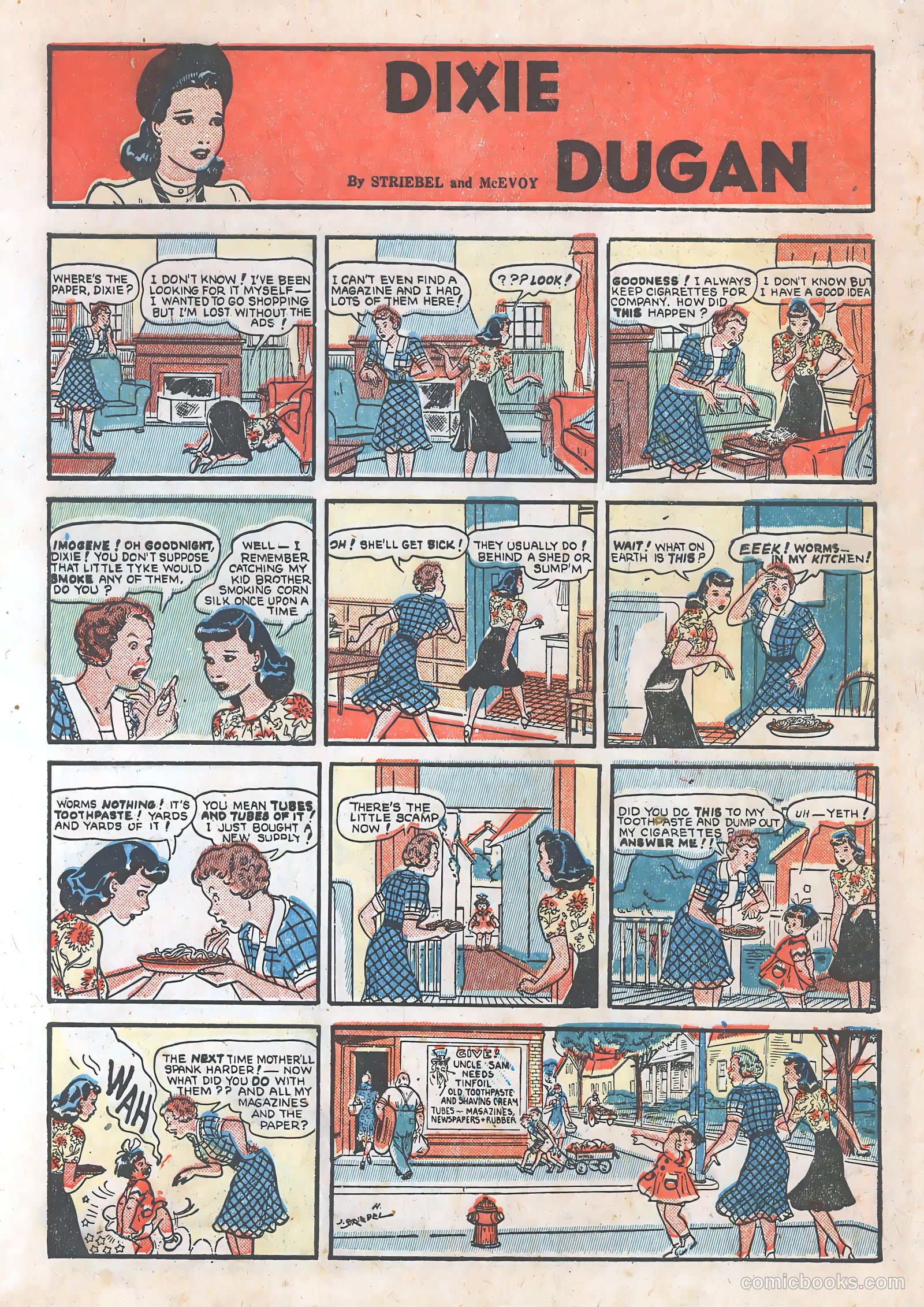 Dixie Dugan #3 (1942) — page 66 of 68