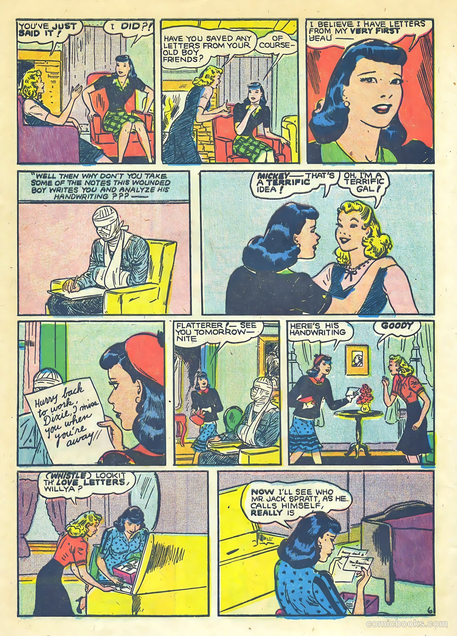 Dixie Dugan #4 (1952) — page 8 of 37