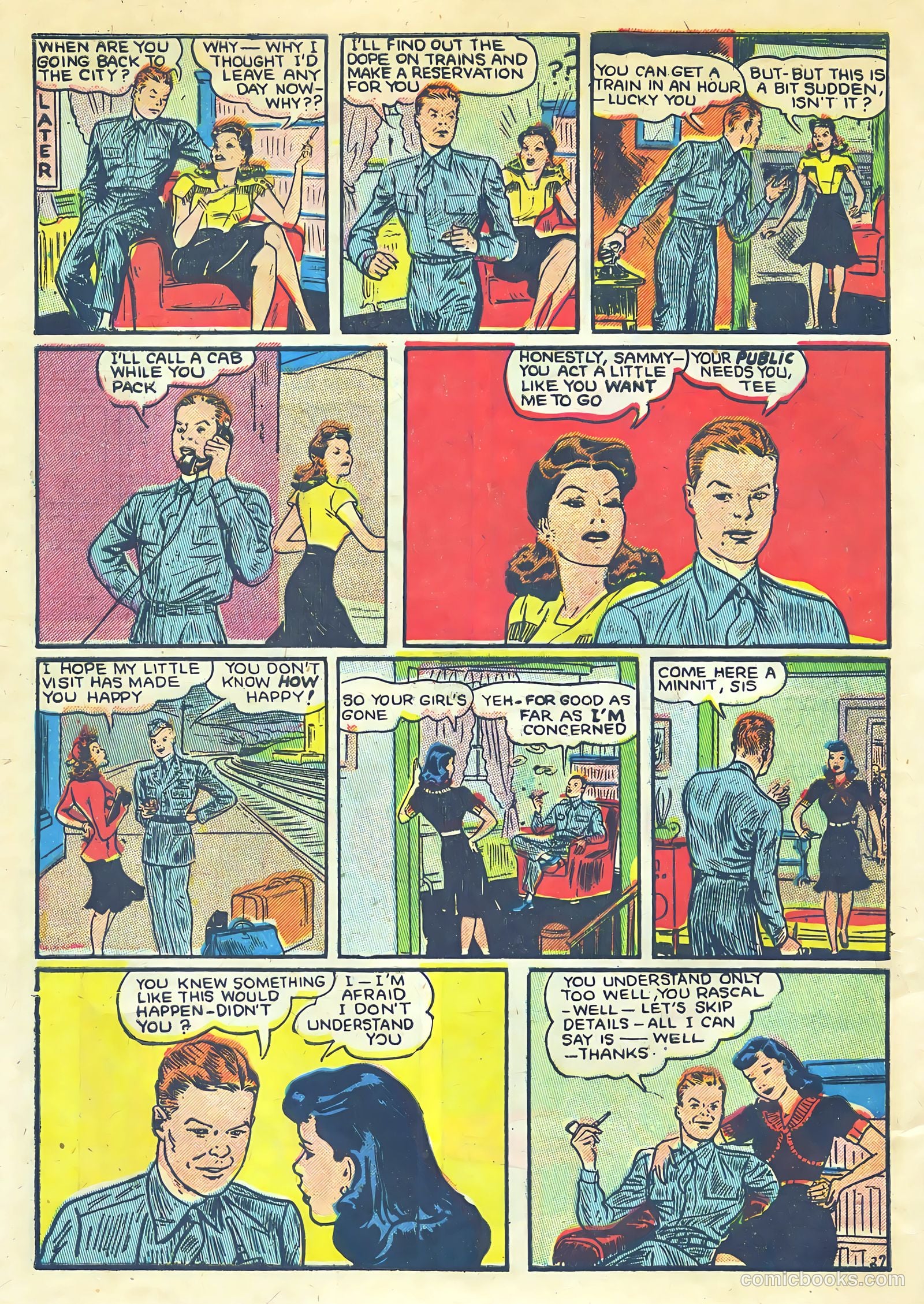 Dixie Dugan #4 (1952) — page 32 of 37