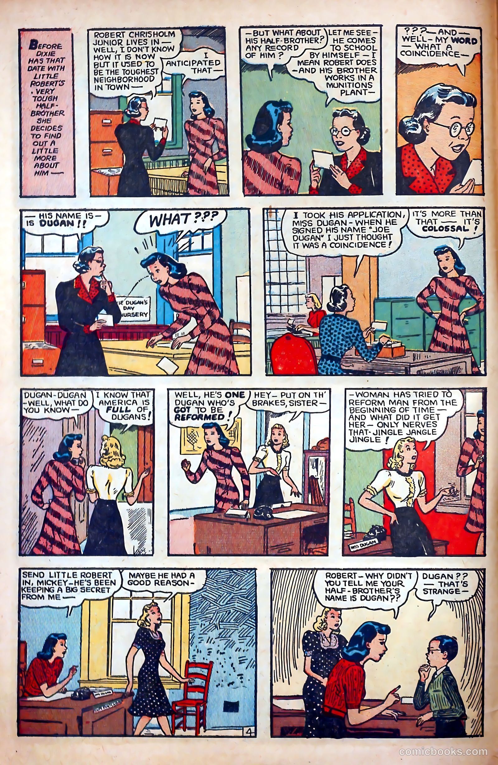 Dixie Dugan #4 (1945) — page 6 of 53