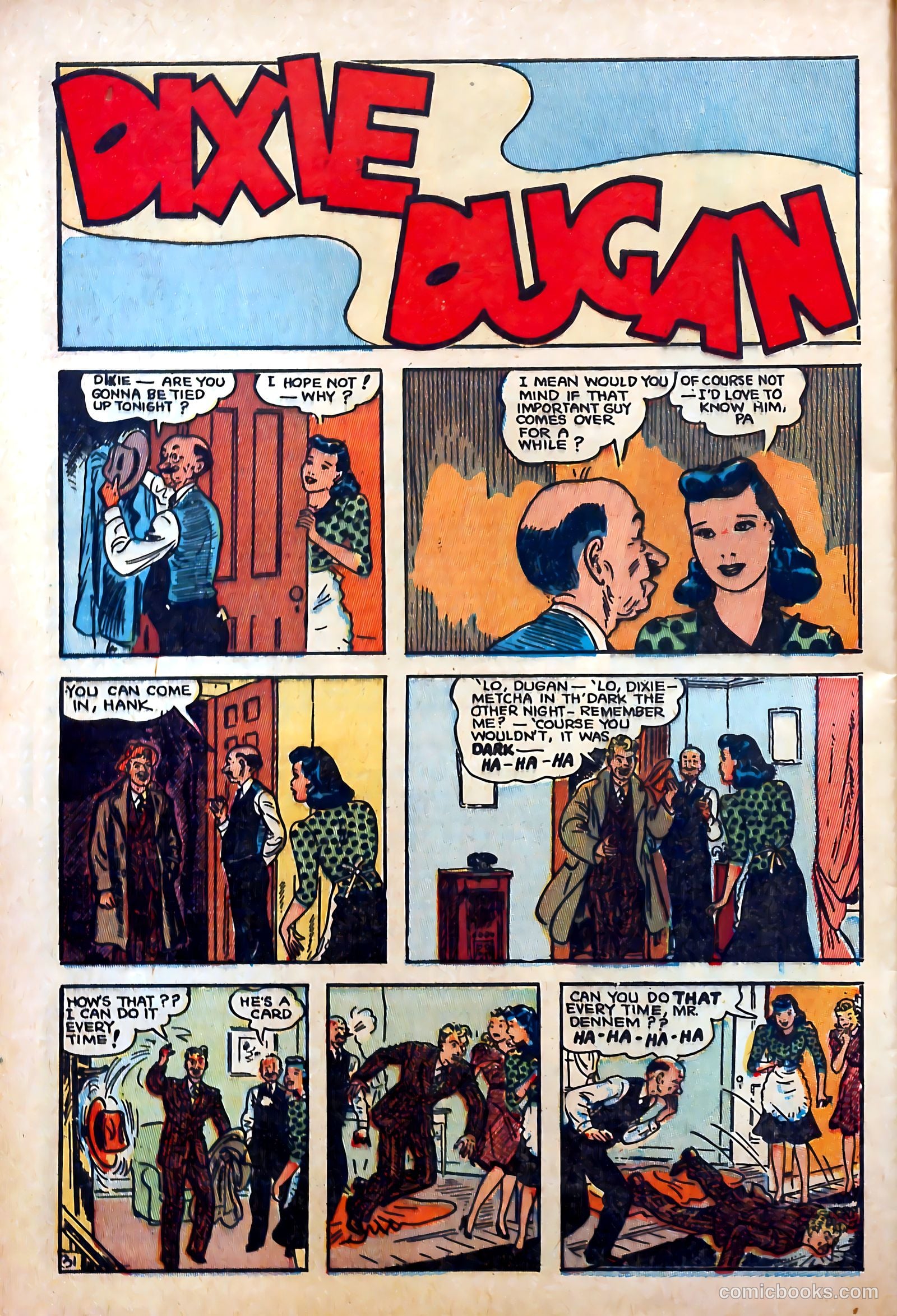 Dixie Dugan #4 (1945) — page 40 of 53