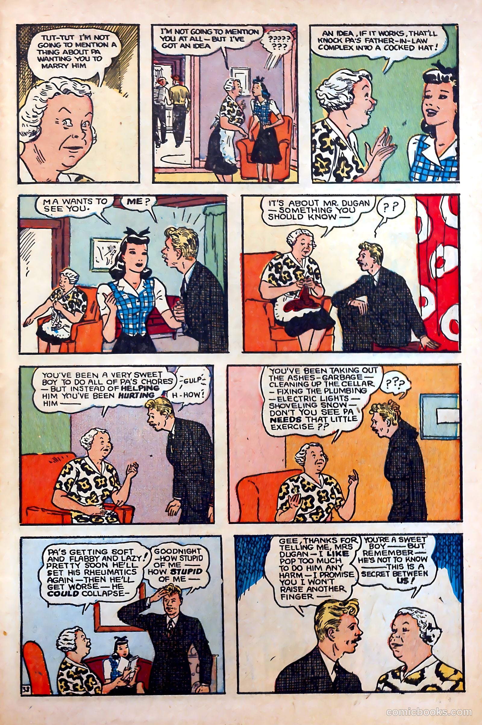 Dixie Dugan #4 (1945) — page 47 of 53