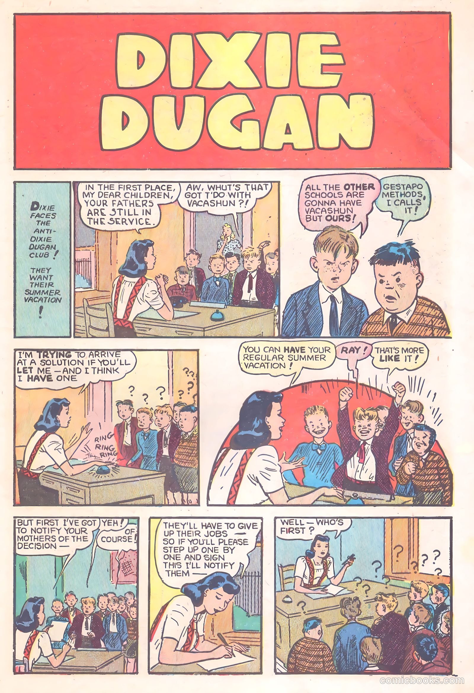 Dixie Dugan #5 (1946) — page 9 of 53