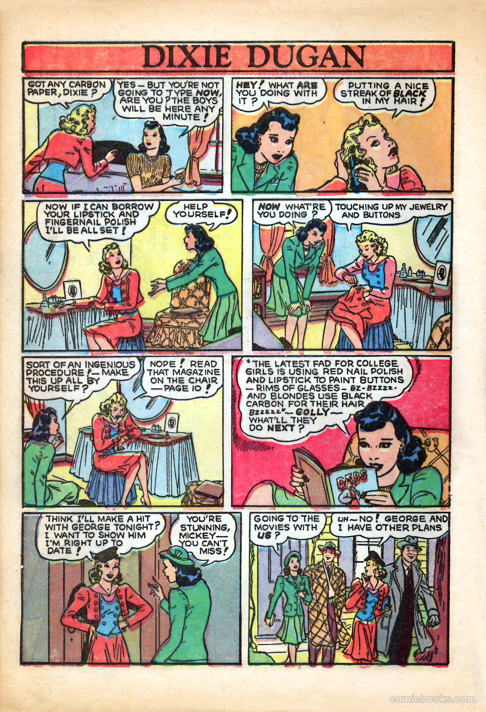 Dixie Dugan #6 (1946) — page 41 of 53