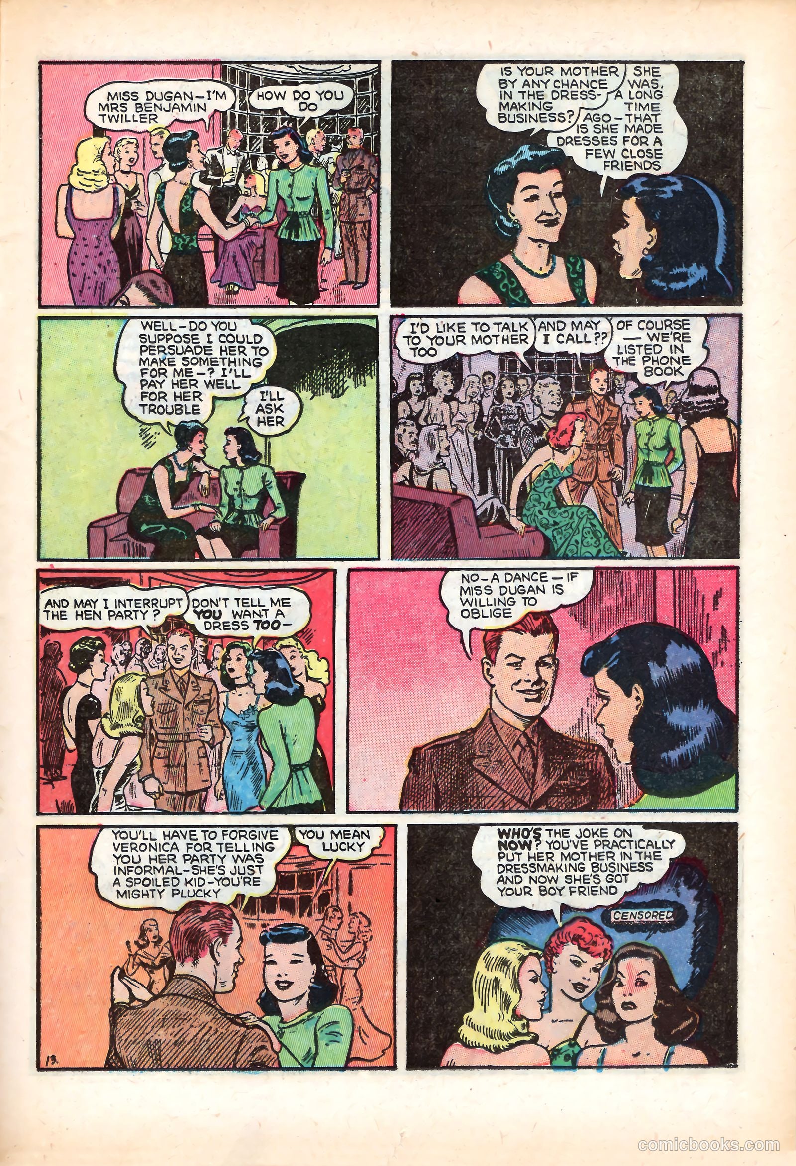 Dixie Dugan #7 (1947) — page 15 of 52