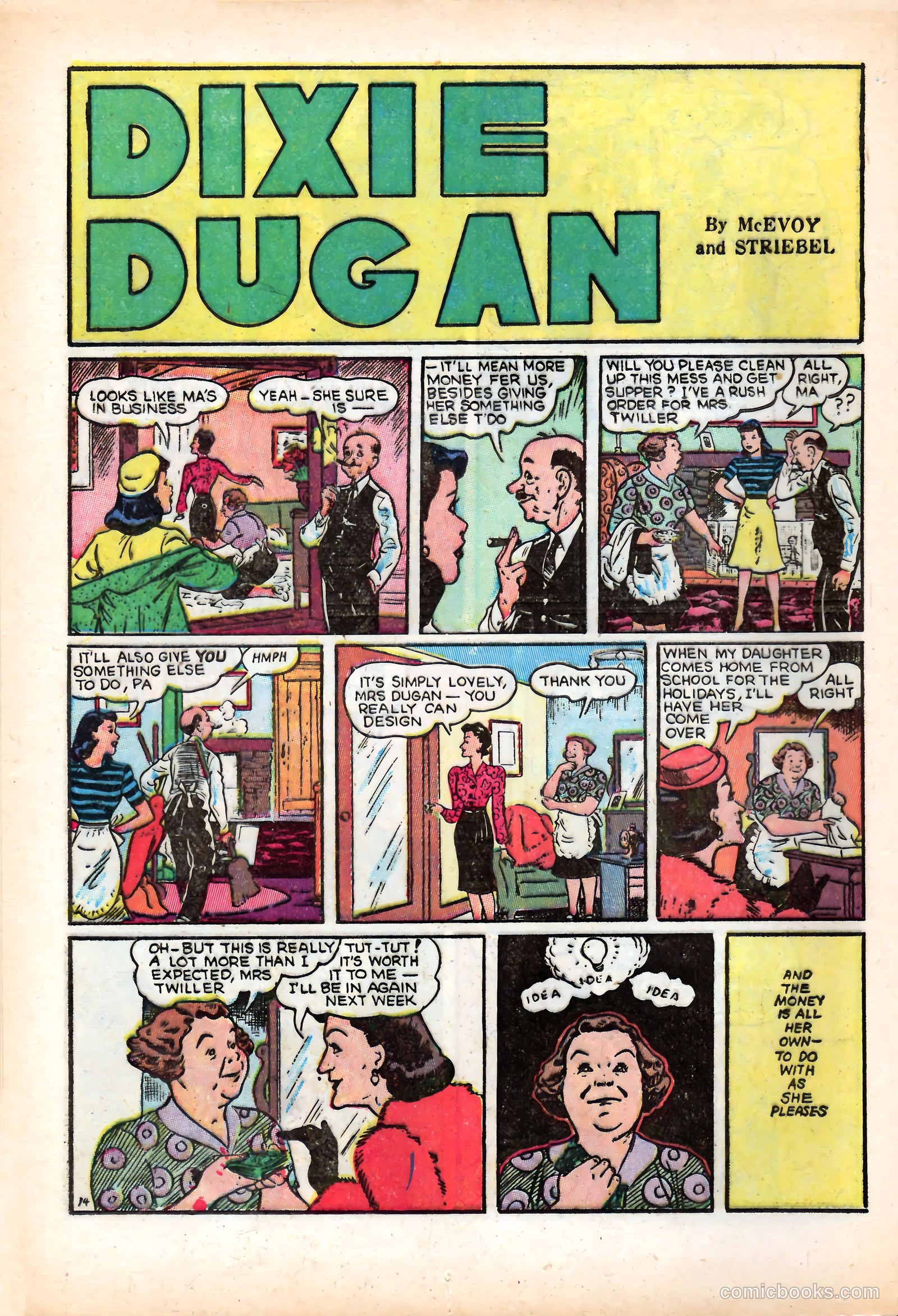 Dixie Dugan #7 (1947) — page 16 of 52