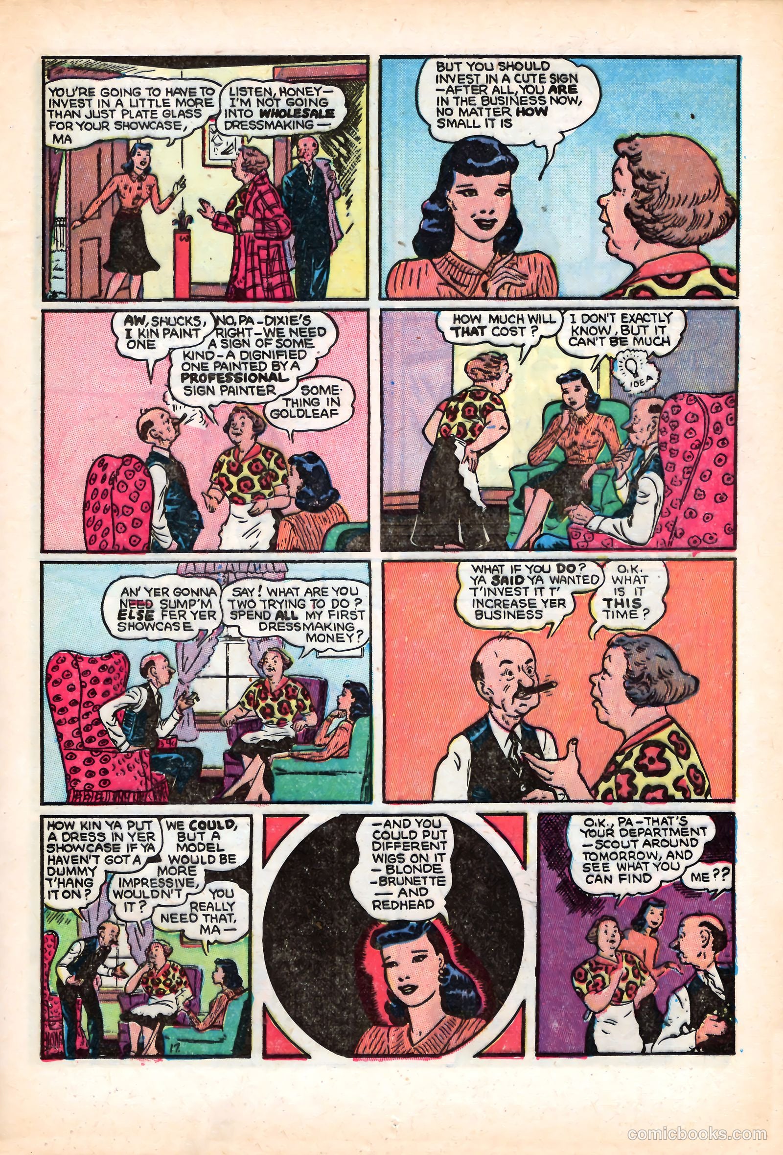 Dixie Dugan #7 (1947) — page 19 of 52