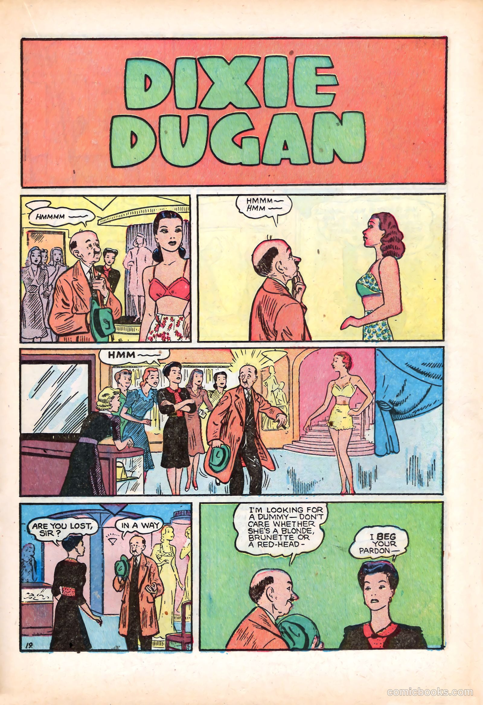 Dixie Dugan #7 (1947) — page 21 of 52