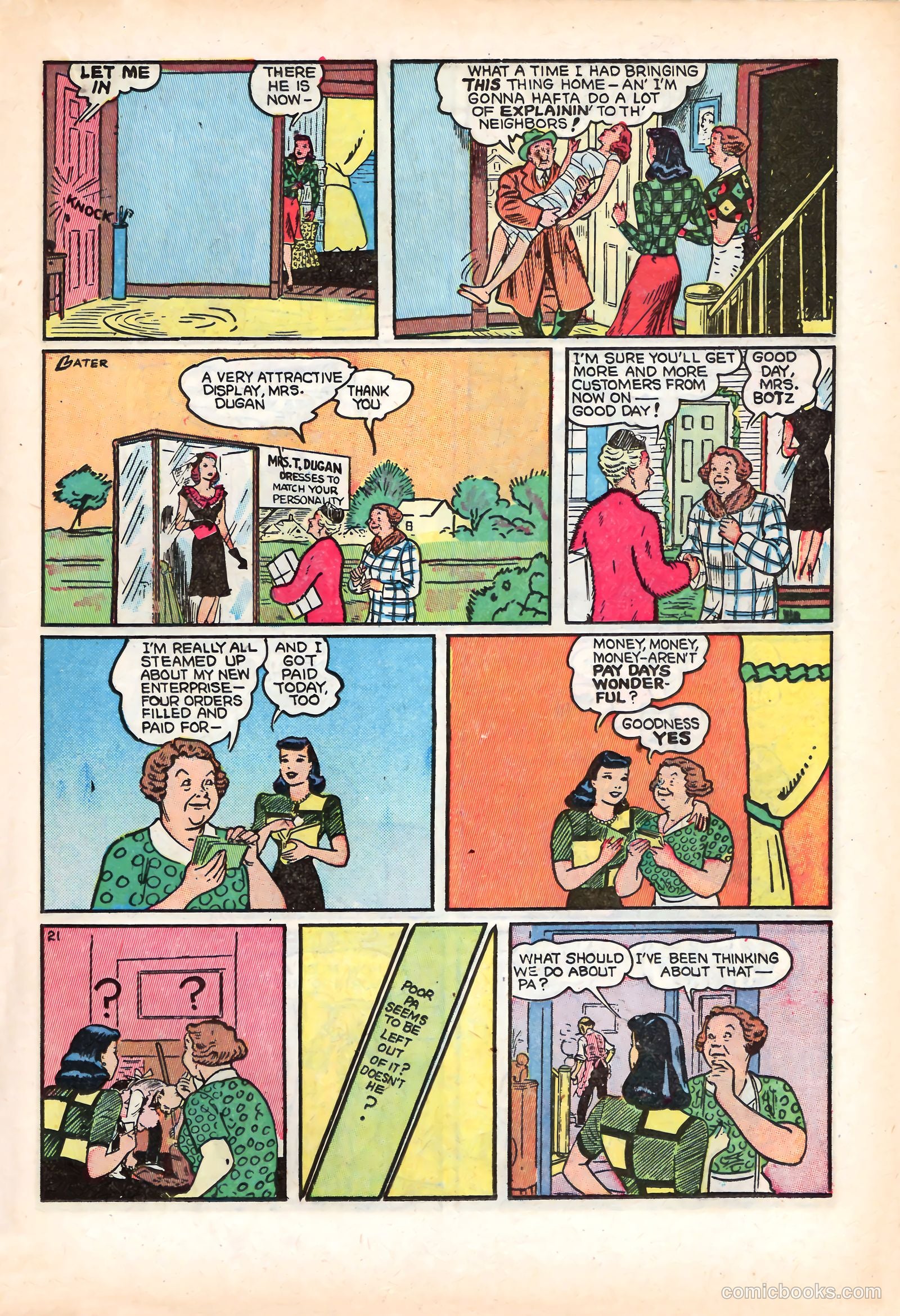 Dixie Dugan #7 (1947) — page 23 of 52