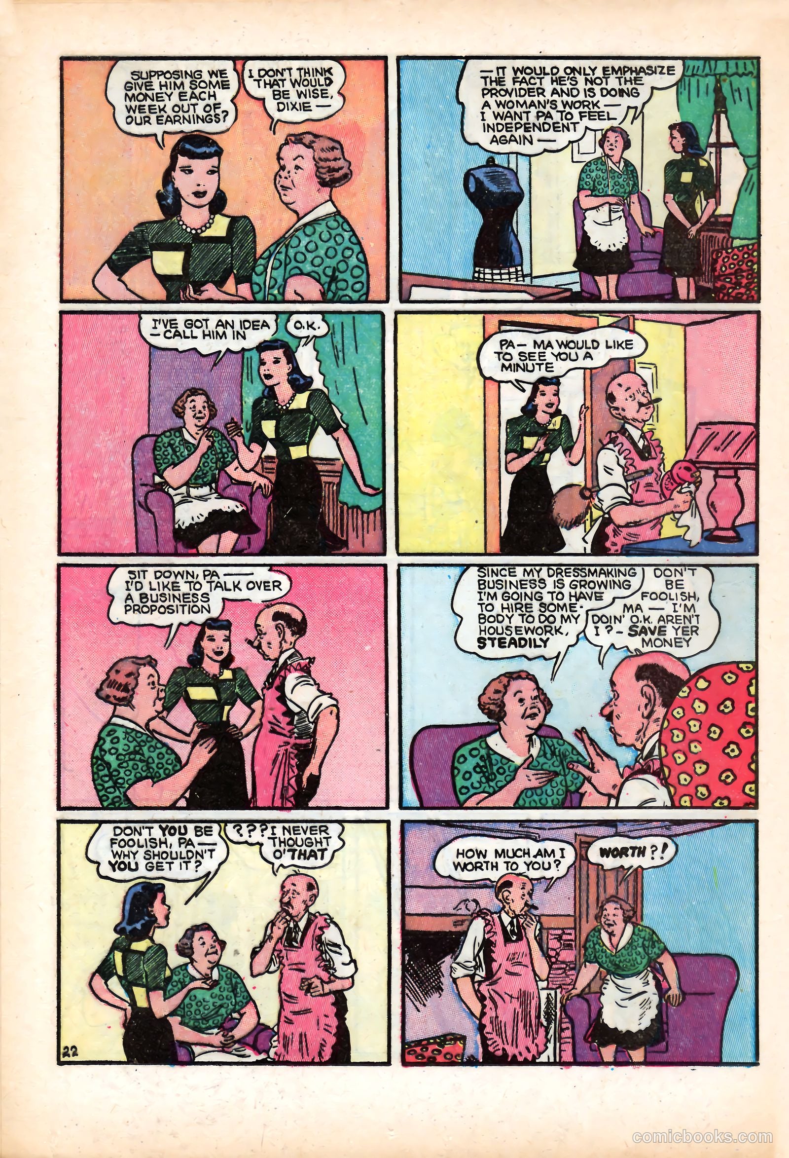 Dixie Dugan #7 (1947) — page 24 of 52