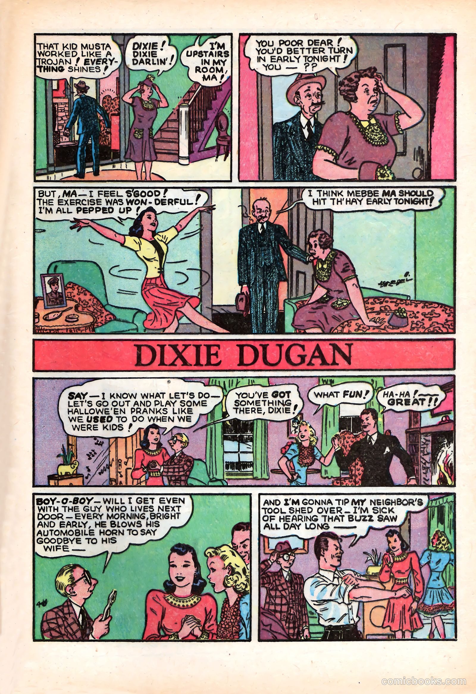 Dixie Dugan #7 (1947) — page 49 of 52