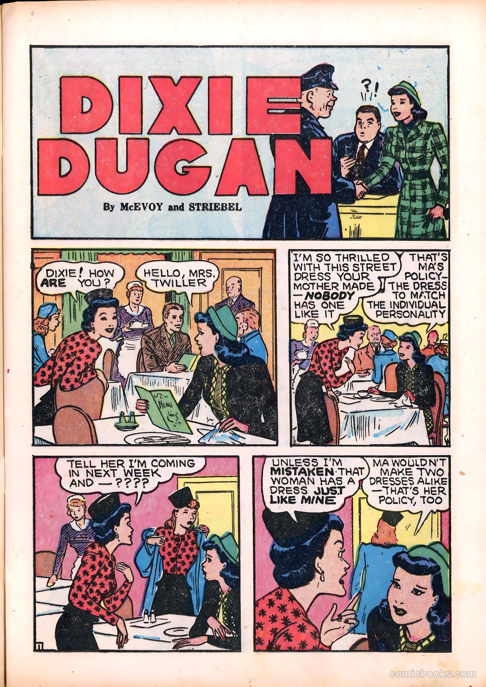 Dixie Dugan #8 (1947) — page 19 of 52