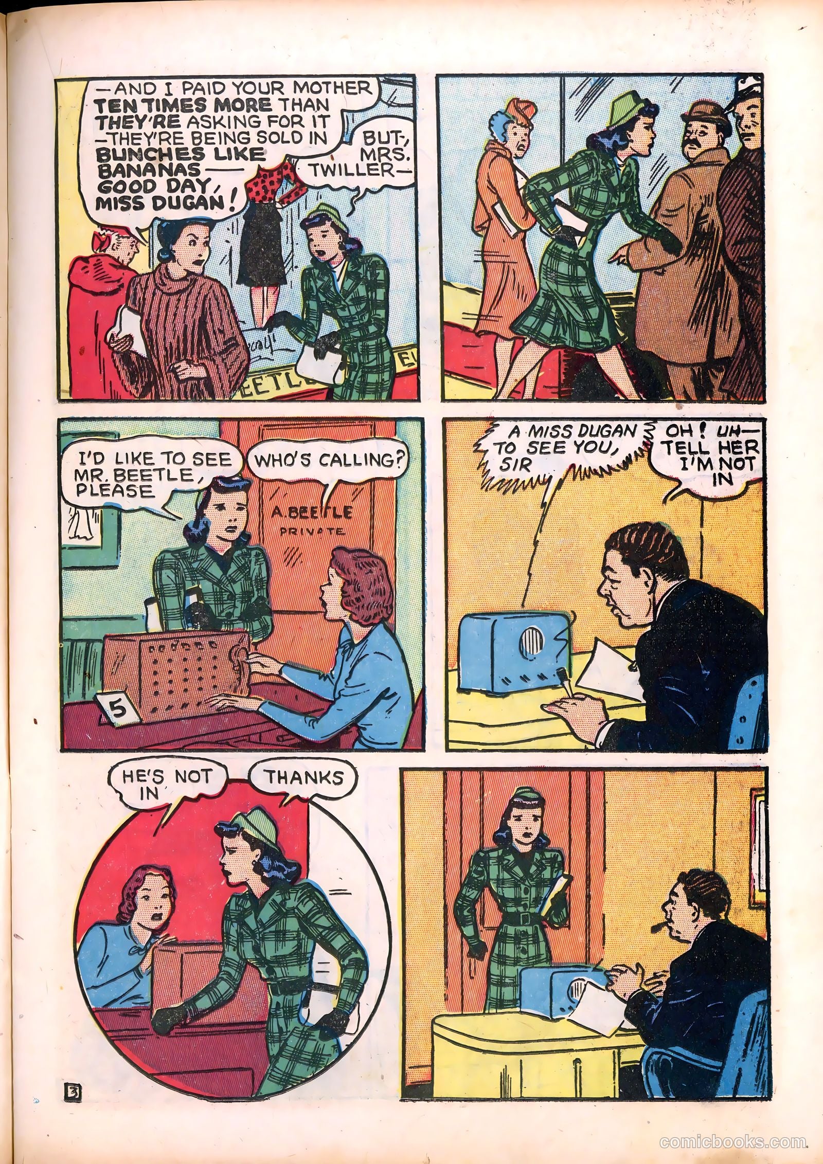 Dixie Dugan #8 (1947) — page 21 of 52
