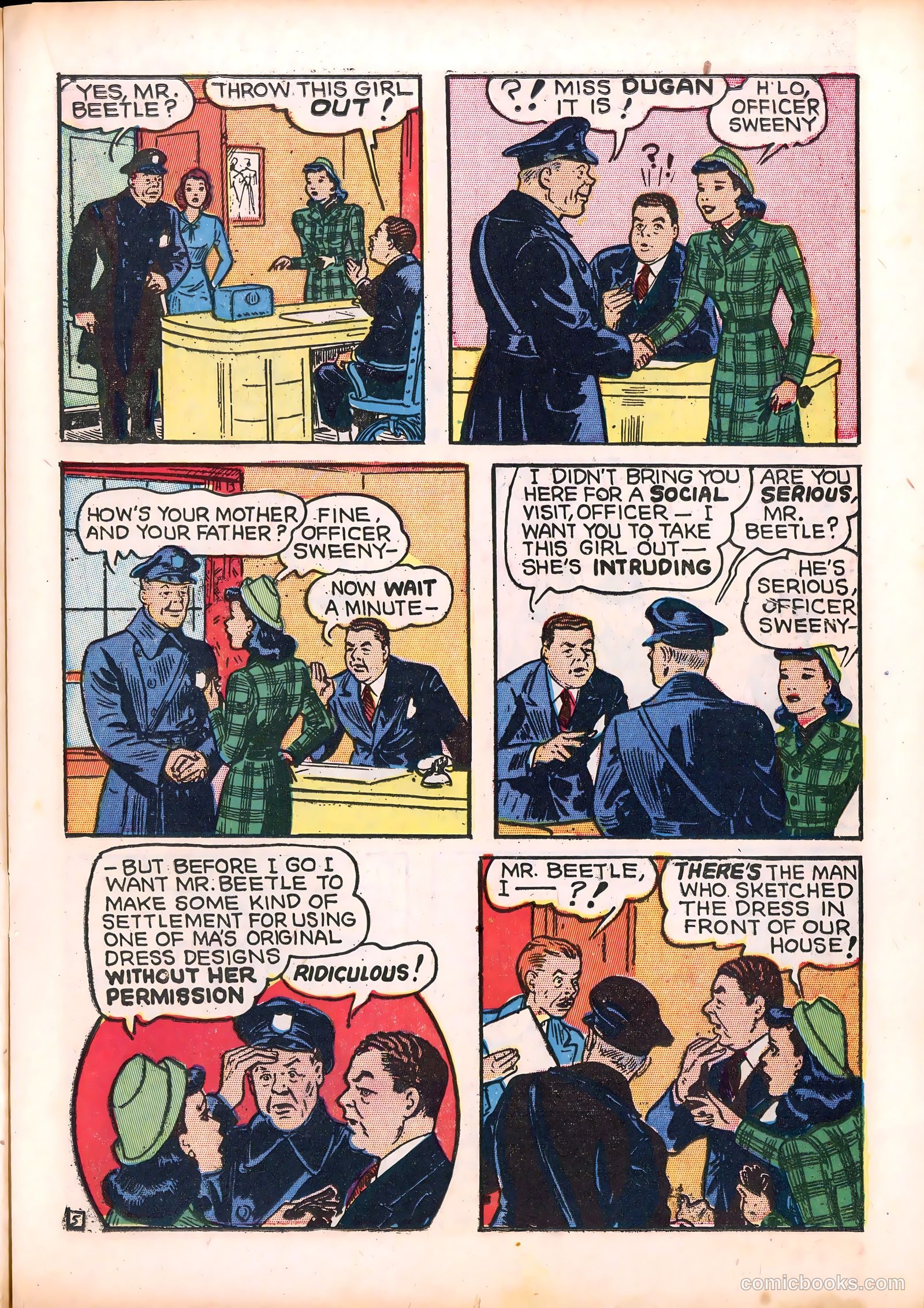 Dixie Dugan #8 (1947) — page 23 of 52