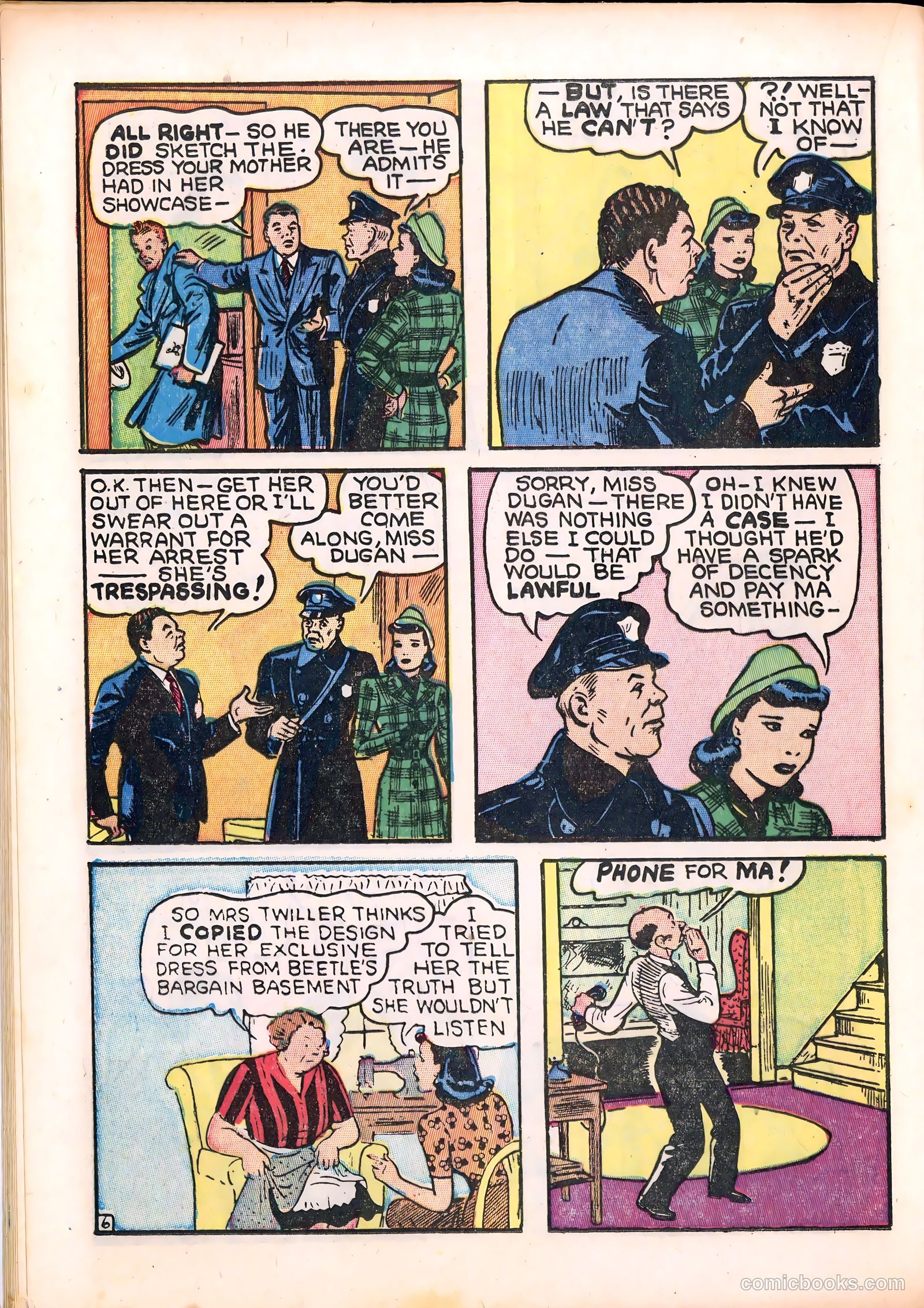 Dixie Dugan #8 (1947) — page 24 of 52
