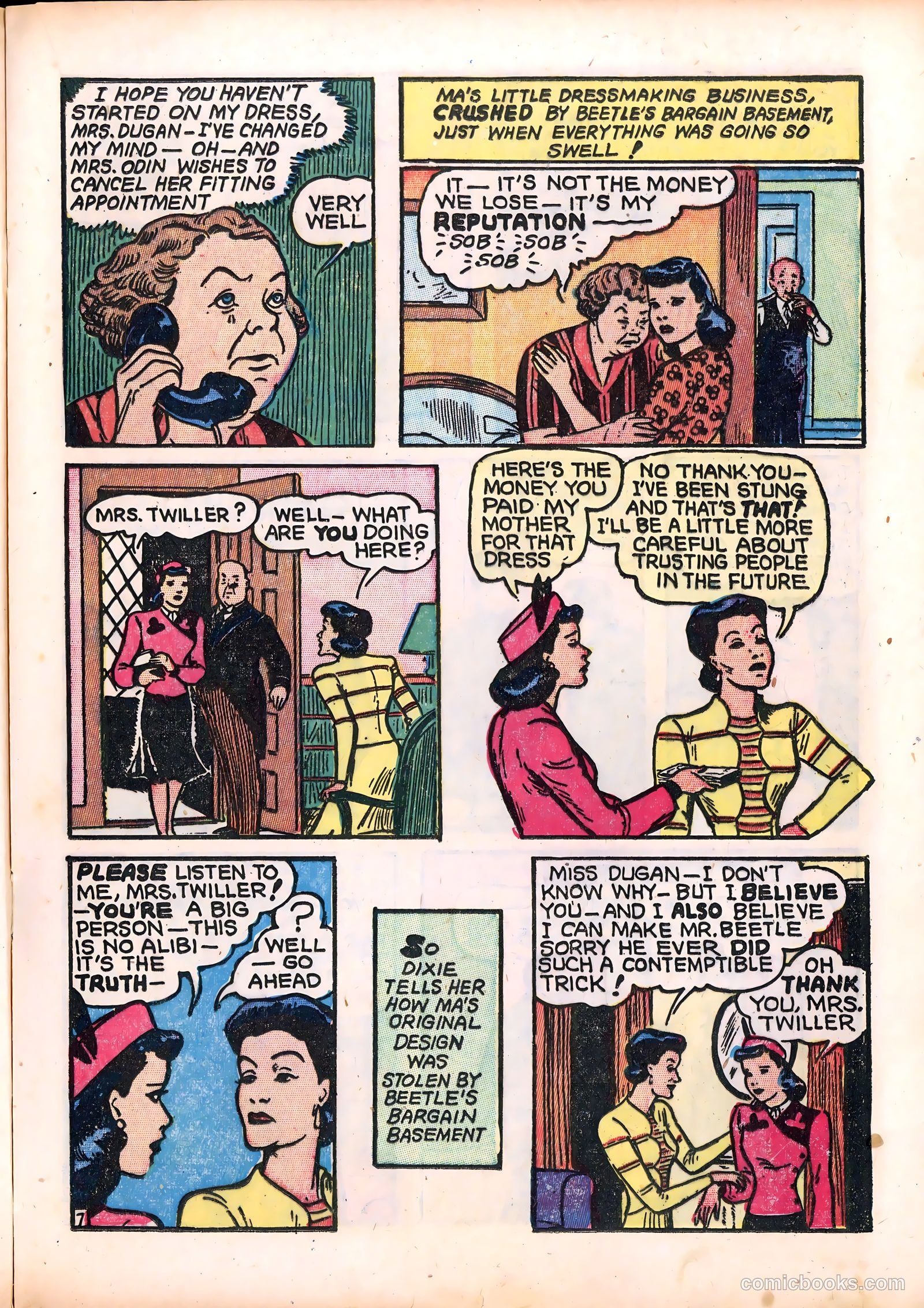 Dixie Dugan #8 (1947) — page 25 of 52