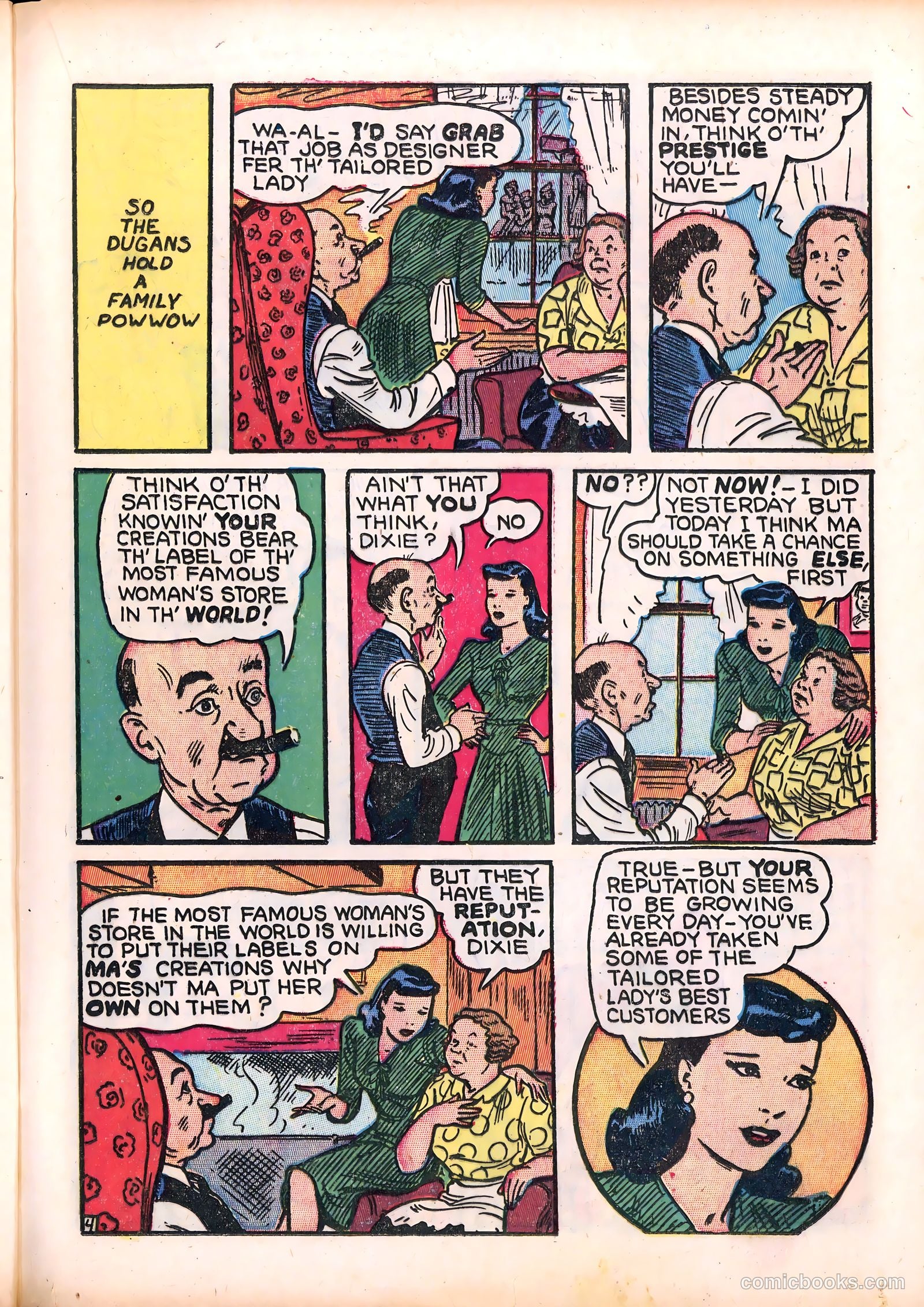 Dixie Dugan #8 (1947) — page 31 of 52