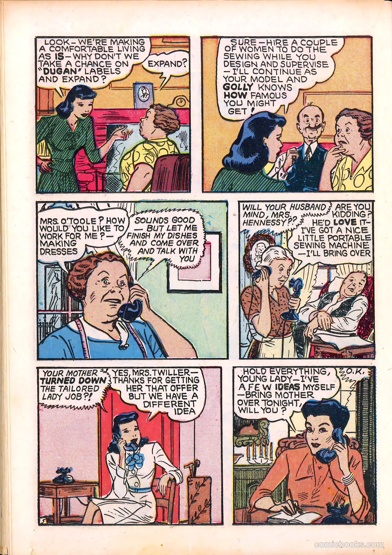 Dixie Dugan #8 (1947) — page 32 of 52