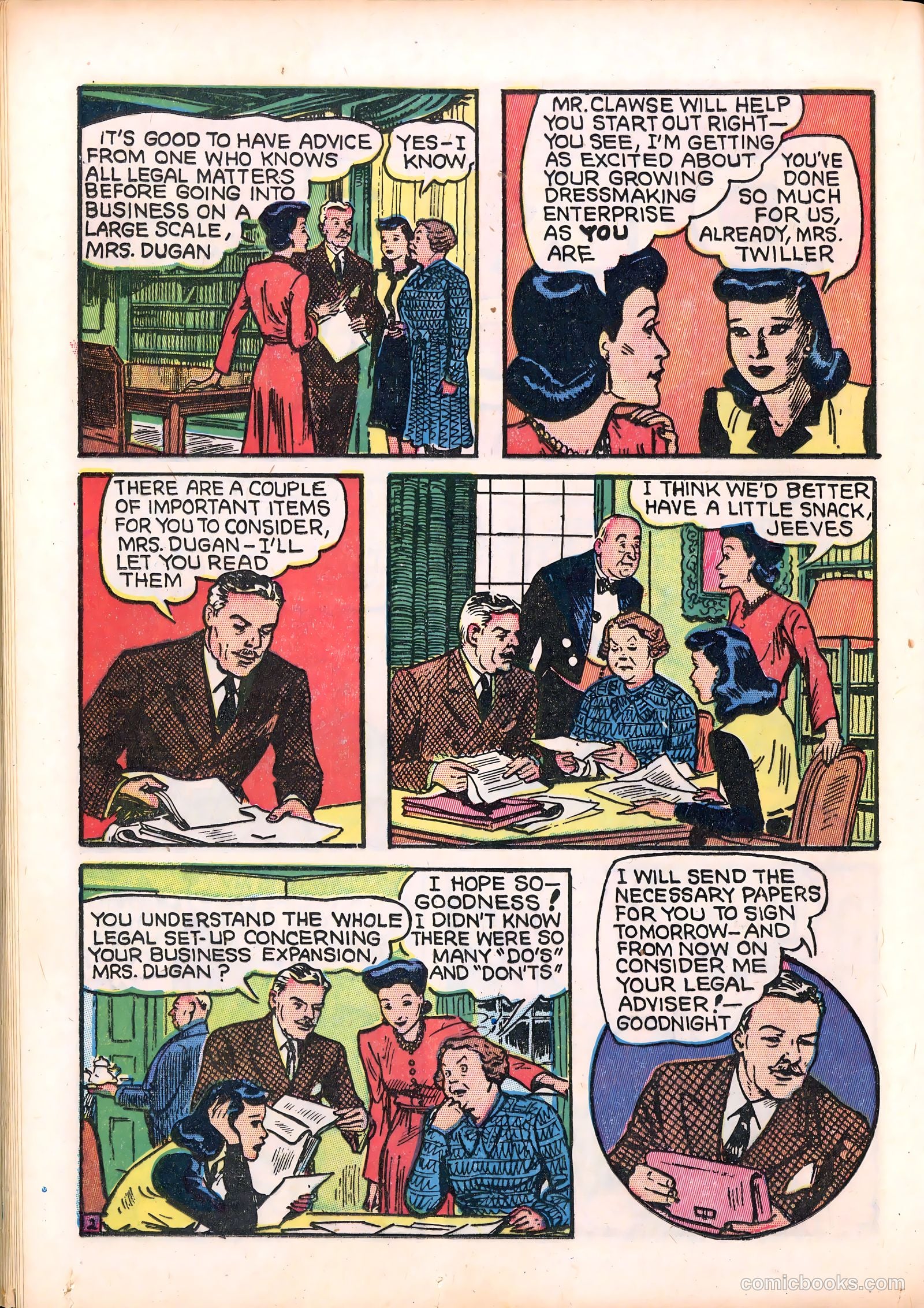 Dixie Dugan #8 (1947) — page 34 of 52